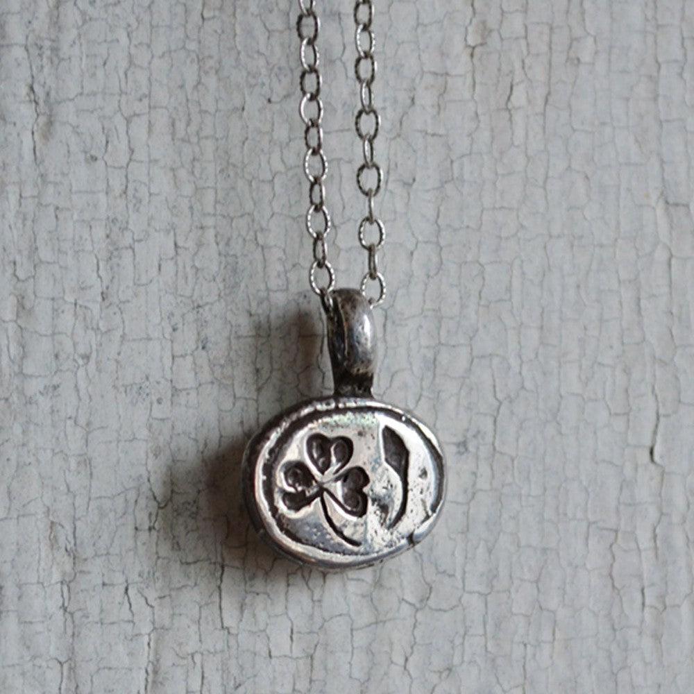 Handmade Botanical Necklace - Wood Sorrel Pendant | Nature-Inspired Jewelry for Women | Perfect for Boho, Outdoor & Everyday Wear