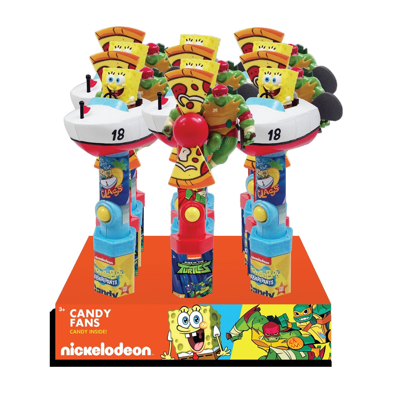 SpongeBob & TMNT Themed Candy Assortment - 12ct Box | Perfect for Birthday Parties, Movie Nights & Kids' Snacks