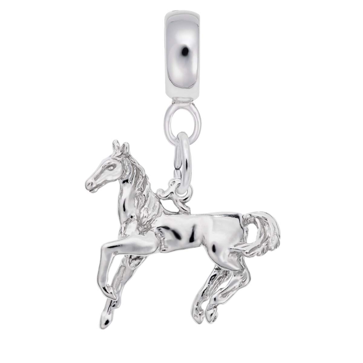 Elegant Horse Charm Dangle Beads for Handmade Bracelets & Necklaces - Perfect for DIY Jewelry, Gifts, and Western-Themed Fashion Accessories