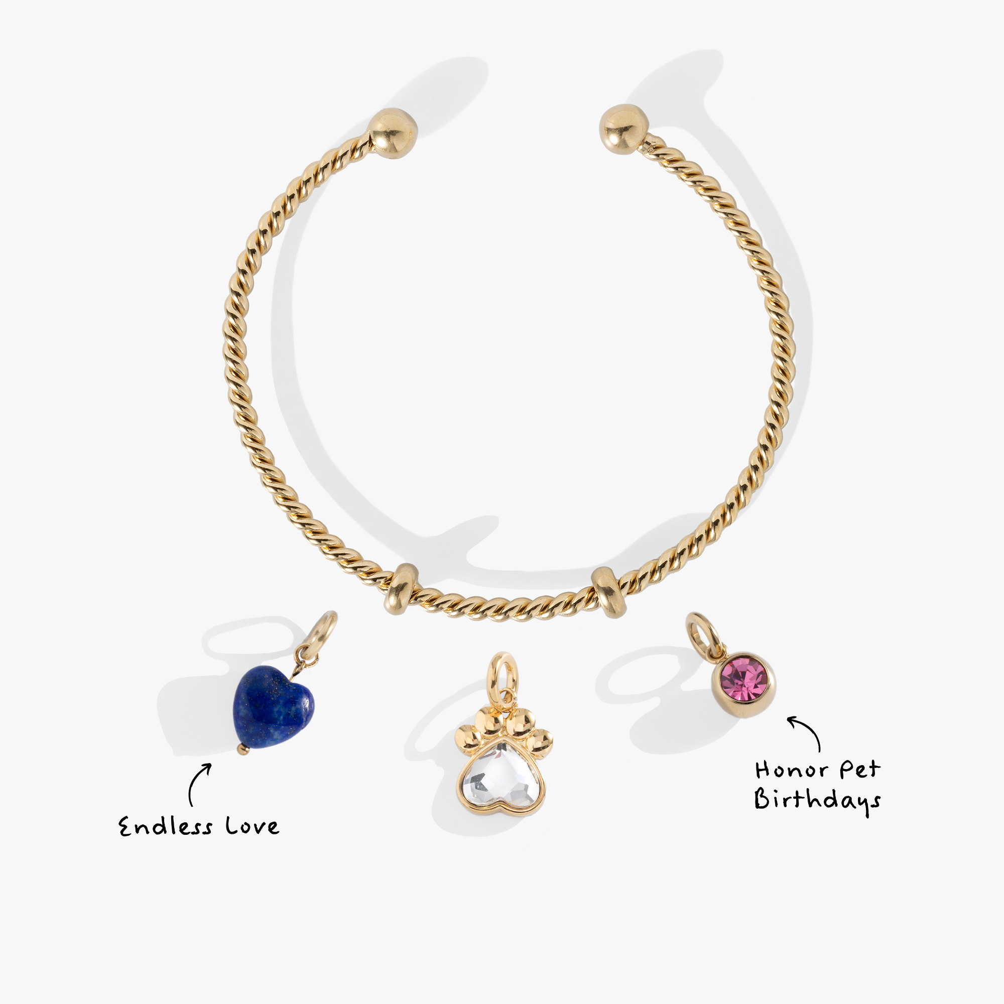 Fur Ever Love Charm Bundle - Cute Animal Jewelry Set for Women, Perfect for Valentine's Day Gifts & Everyday Wear