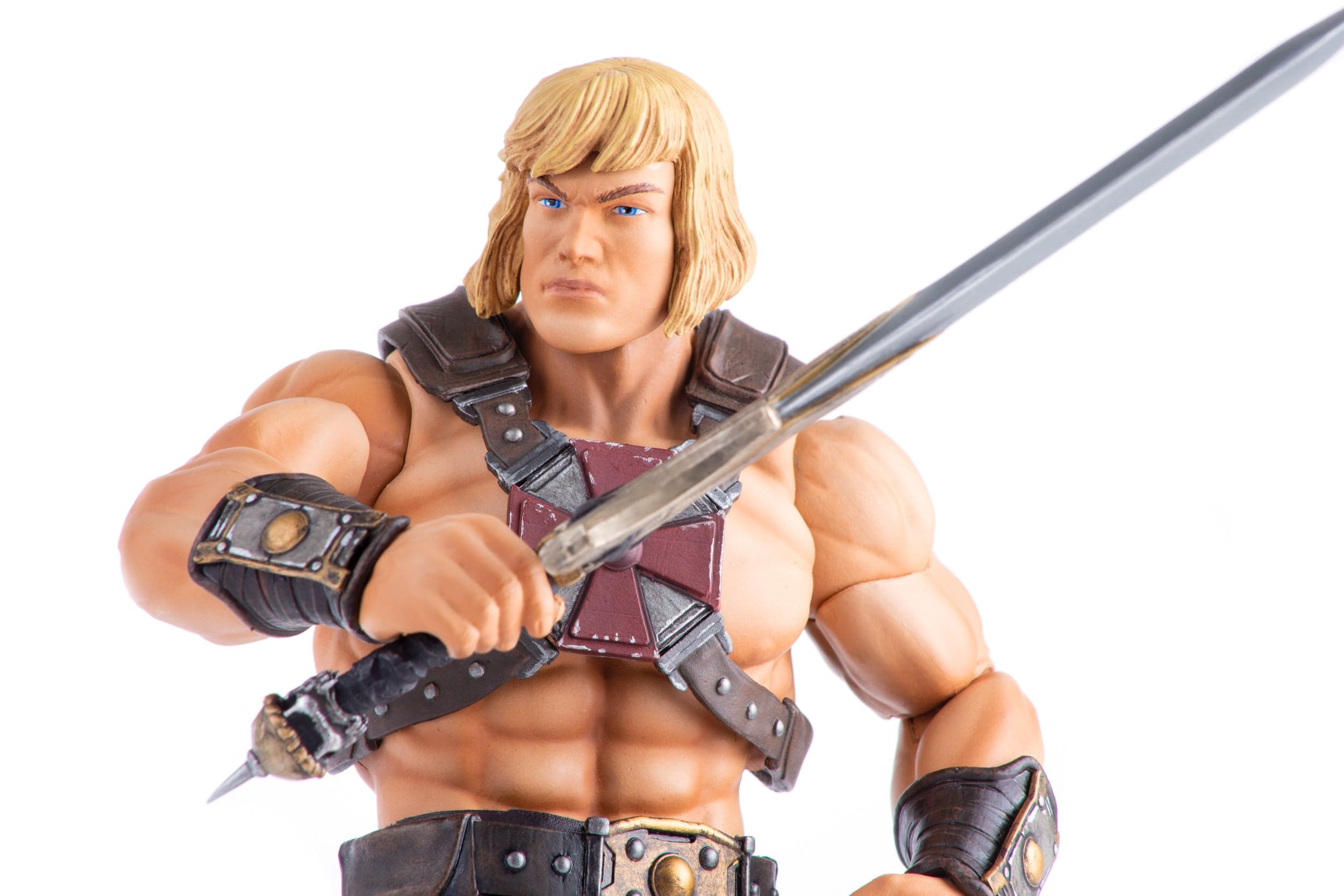 He-Man 1/6 Scale Action Figure Collectible - Masters of the Universe Classic Hero Toy for Display & Play - Perfect for Collectors, Fans, and Home Decor