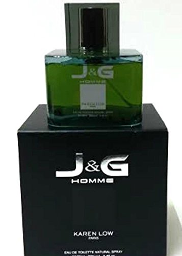 J & G Homme by Karen Low Cologne for Men - 3.4 oz / 100 ml Eau de Toilette Spray | Fresh & Masculine Fragrance for Daily Wear, Date Night & Special Occasions