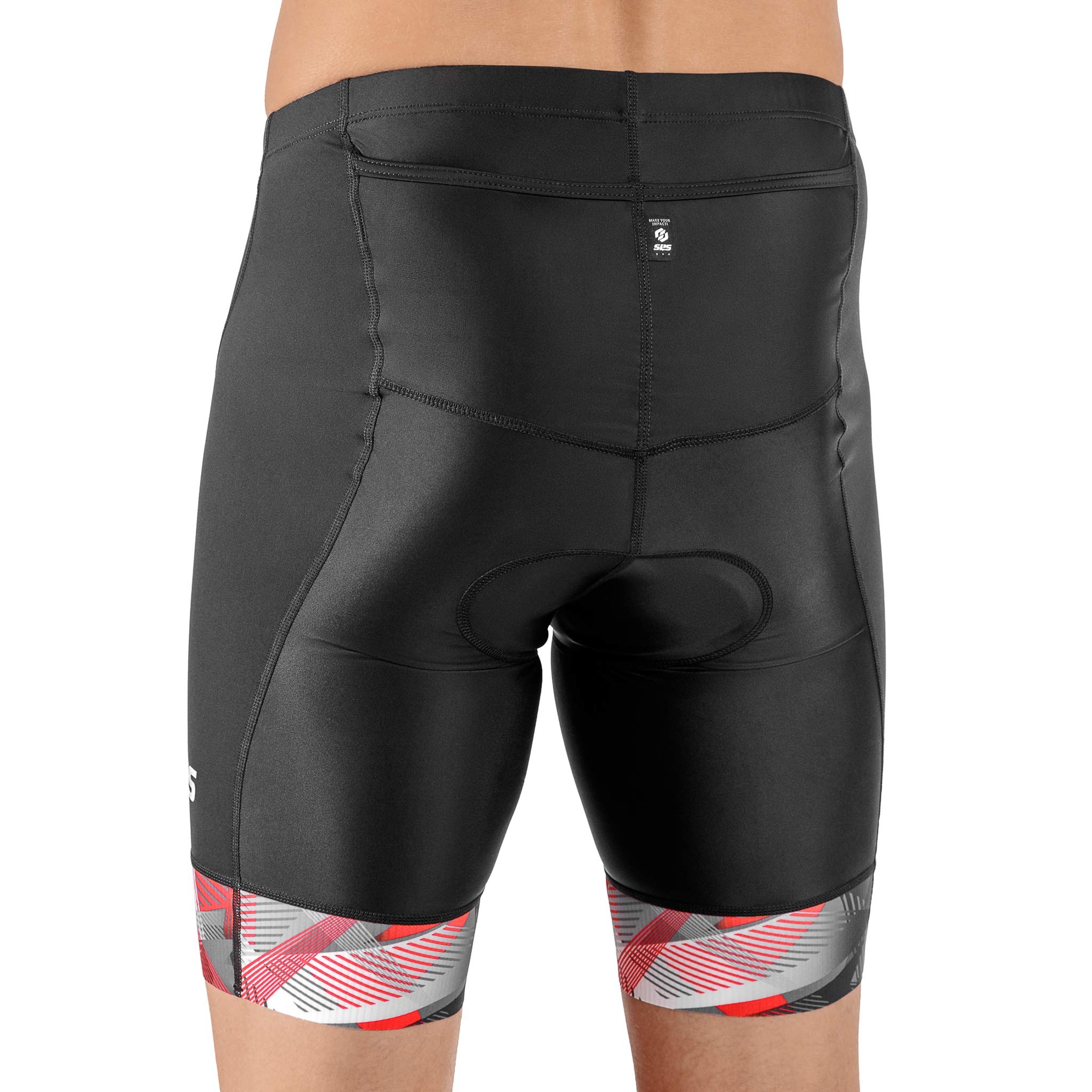 Men's Triathlon Shorts with Padded Liner - Medium Compression FX Triathlon Shorts with 2 Pockets for Cycling, Running & Swimming - Ideal for Triathletes & Endurance Athletes