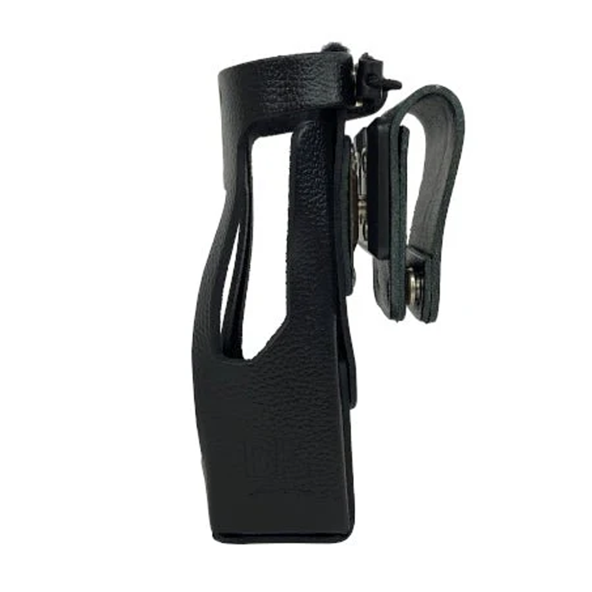 BK Technologies BKR0421 Leather D Swivel Belt Loop Case for BKR5000 Radio - Durable Holster for Secure Carry - Perfect for Law Enforcement & Outdoor Adventures