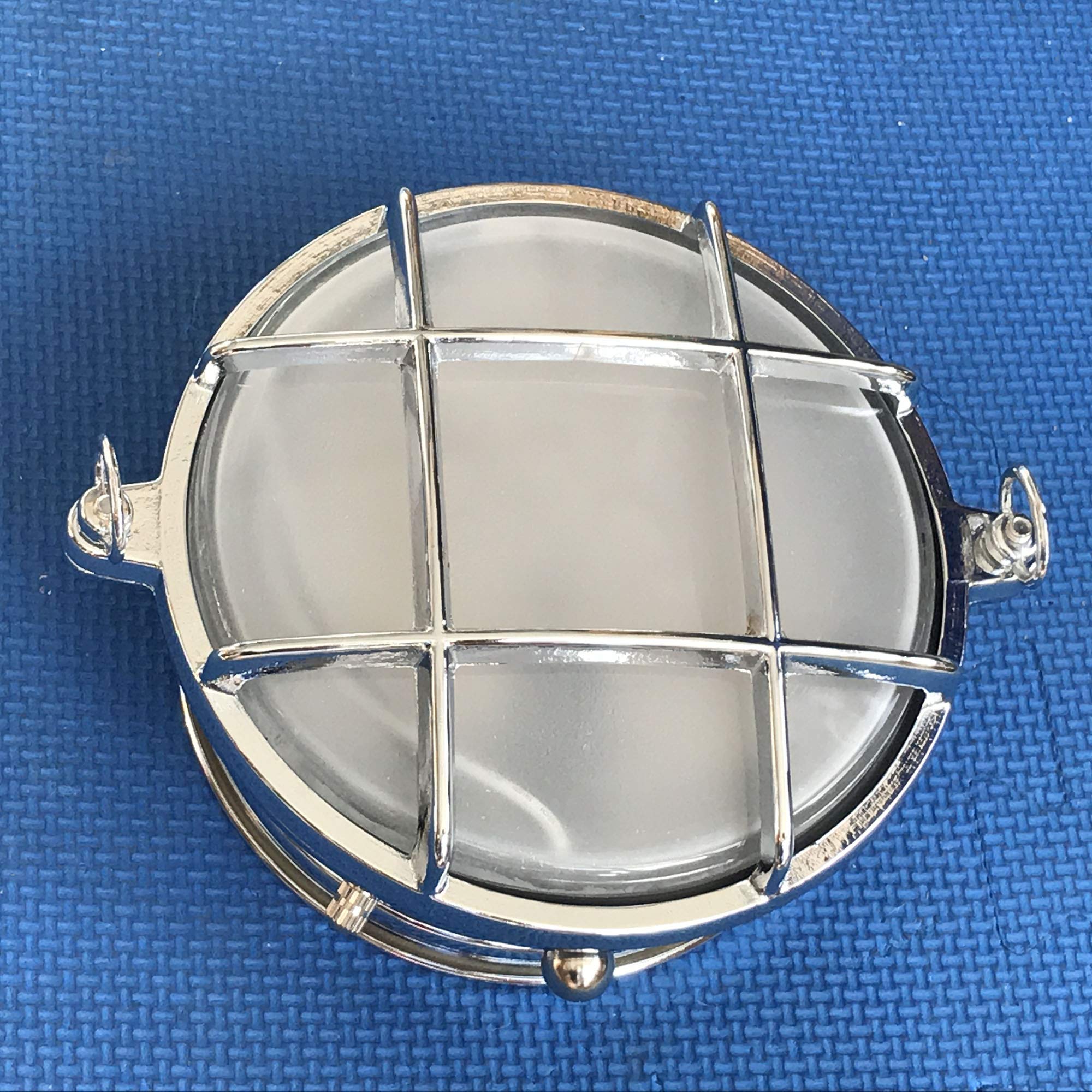 Nautical Bunk Light with On/Off Switch - Chrome Finish Marine Cabin Light for Boats, Ships & RVs - Perfect for Bedrooms, Cabins & Tight Spaces