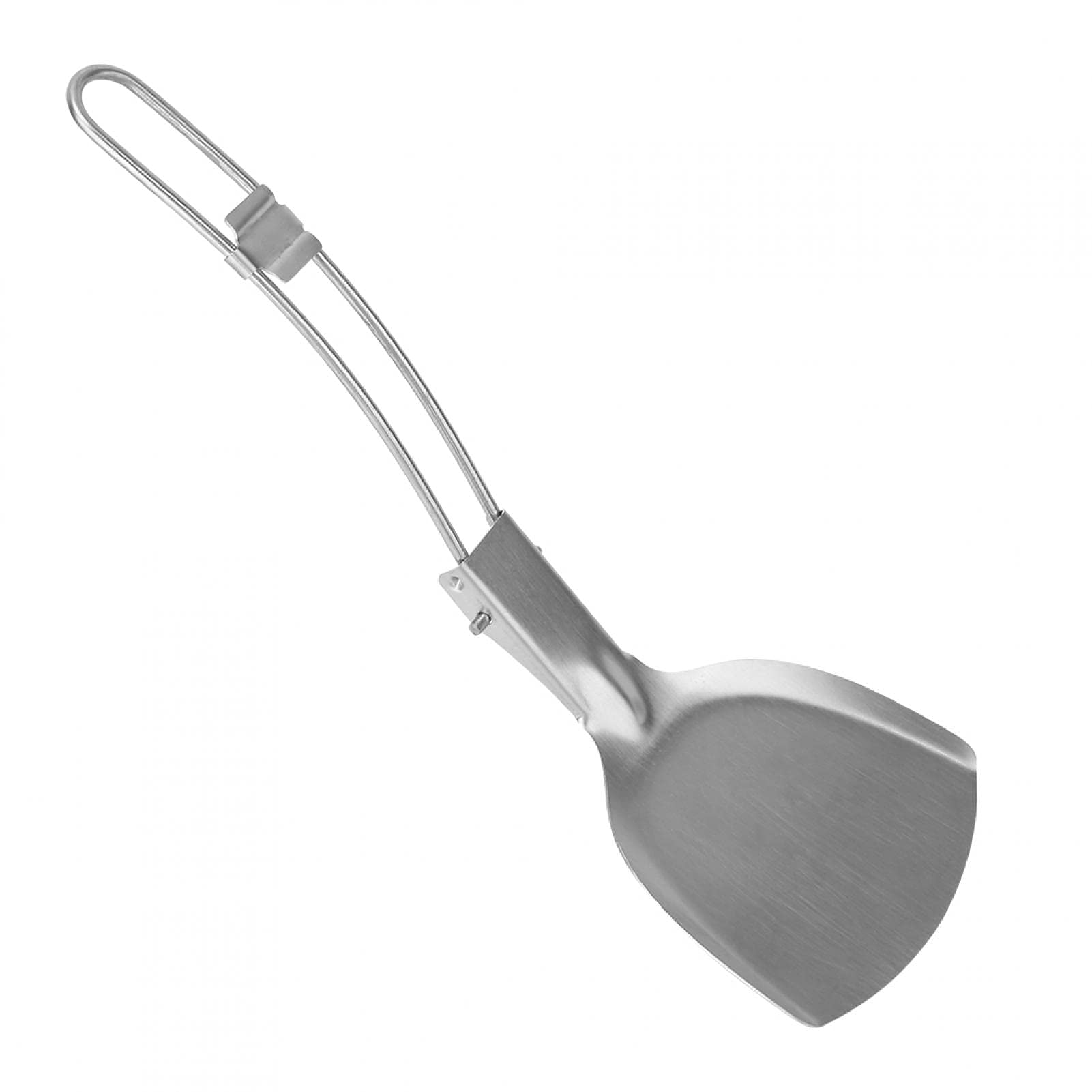 Foldable Stainless Steel Spatula for Cooking, BBQ, Grilling & Camping - Dishwasher Safe Metal Turner for Outdoor, Travel & Easy Storage - Perfect for Picnics, Backyard Parties & RV Adventures