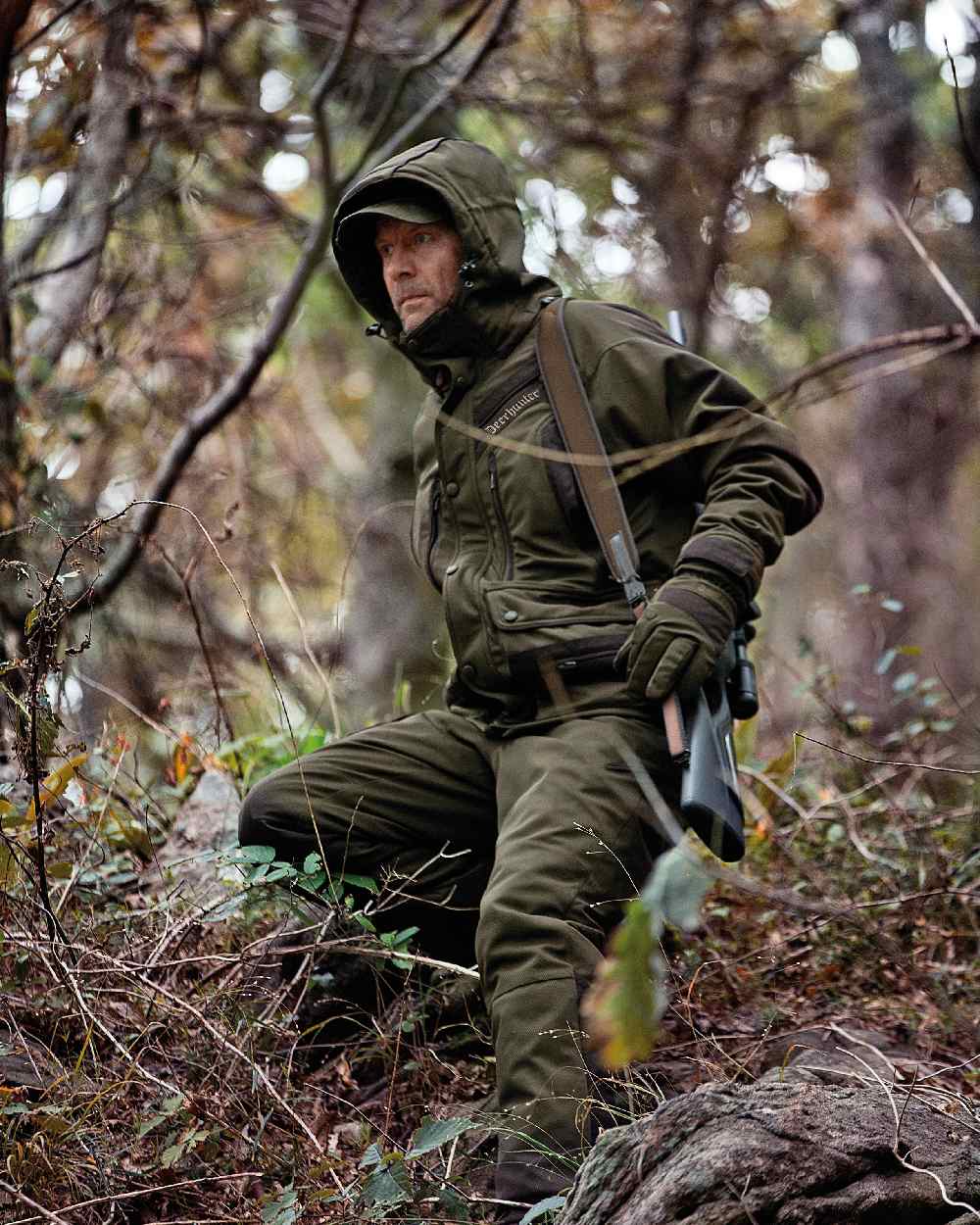 Deerhunter Muflon Bib Trousers - Waterproof Hunting Overalls for Men - Durable Camo Work Pants for Outdoor Adventures, Hunting & Farming