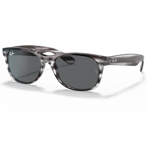 Polished Striped Grey Frame | Dark Grey Lens