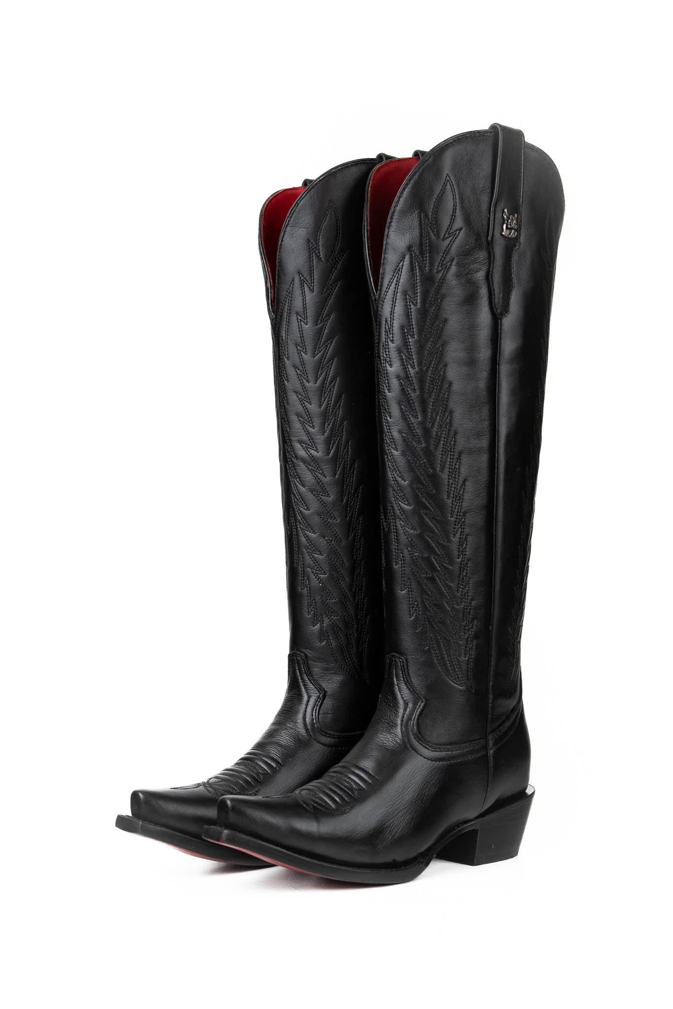 Valentina Women's Tall Red Bottom Snip Toe Cowgirl Boots - Western Fashion for Country Dancing & Rodeo Events