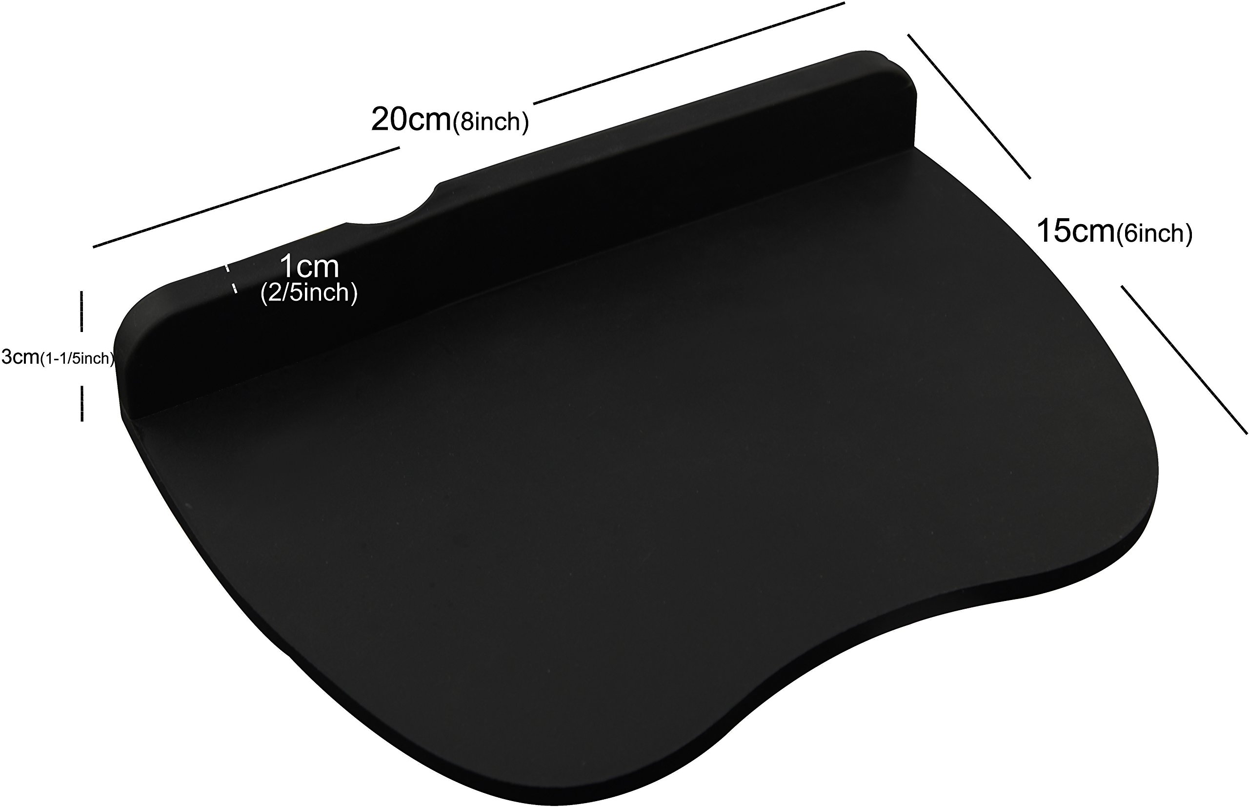 Apexstone 8x6 Inch Silicone Coffee Tamper Mat - Non-Slip Espresso Tamping Station for Baristas & Home Brewing - Perfect for Coffee Shops, Kitchen Countertops & Espresso Machines