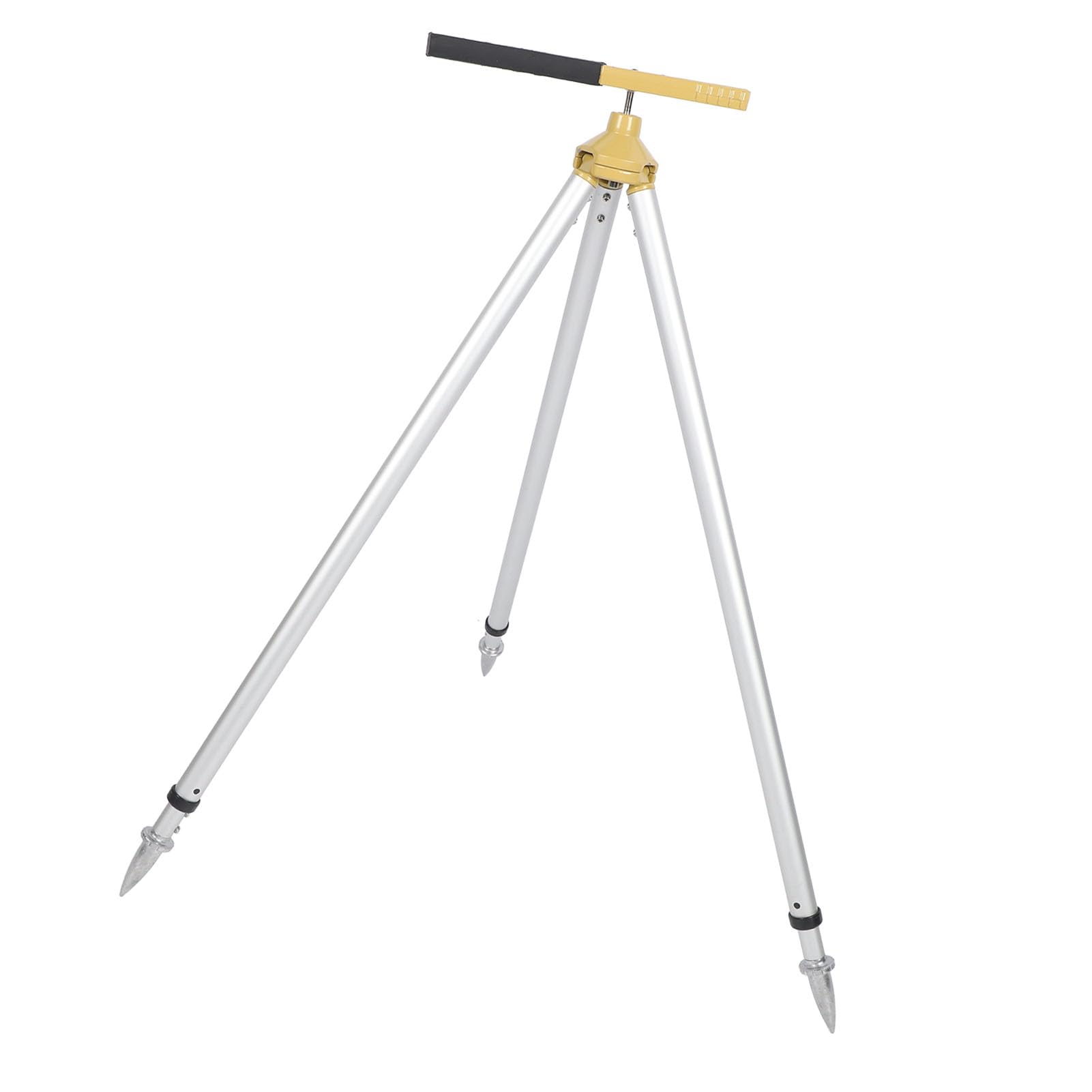 Aluminum Survey Tripod with Prism Pole - 75-120cm Telescopic Height for GPS, Leveling Staff & Total Station Surveying Equipment | Perfect for Land Surveying, Construction & Engineering Projects