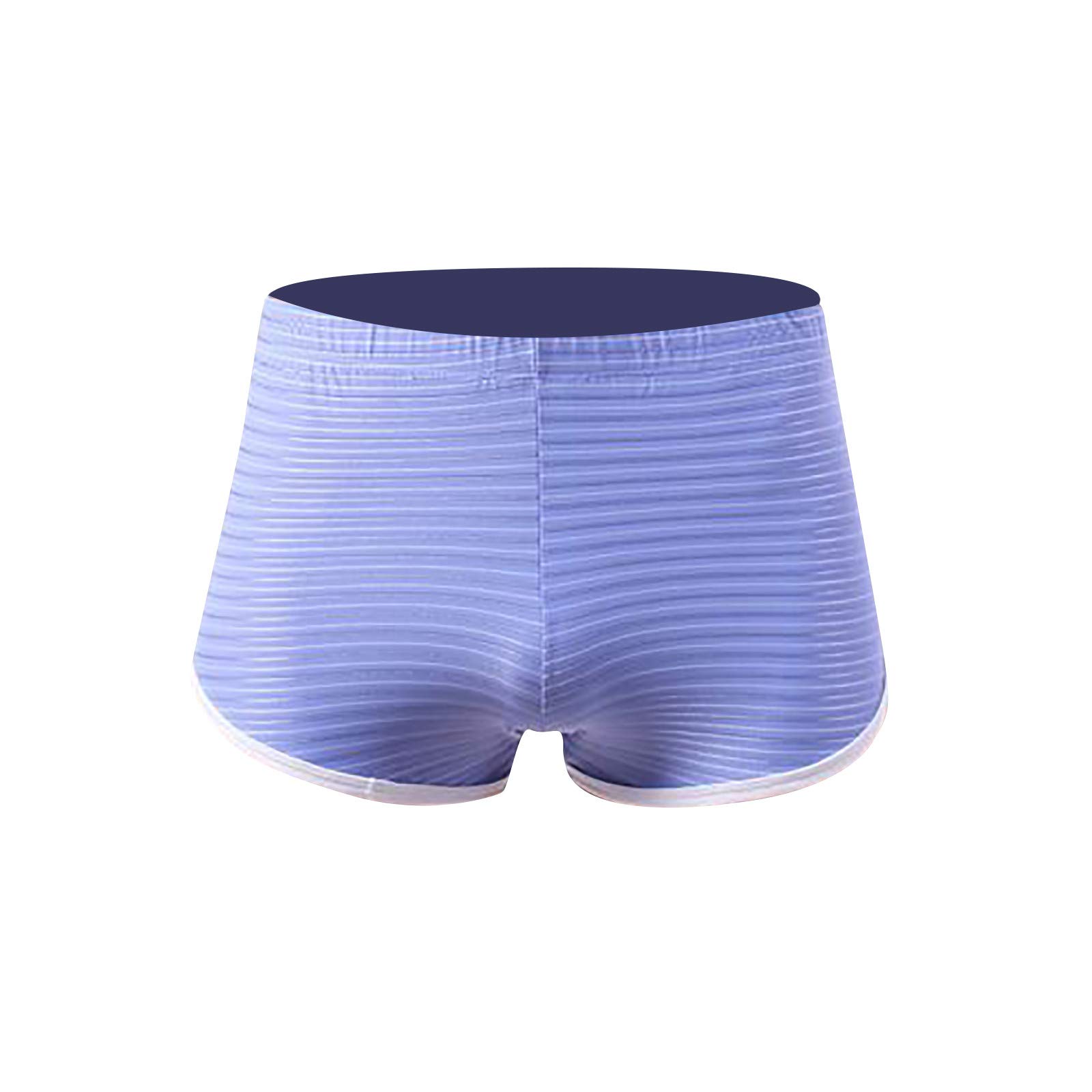 Men's Quick Dry Athletic Boxer Briefs - Breathable Stretch Underwear with Mid-Waist Stripes | Gym, Running & Everyday Comfort