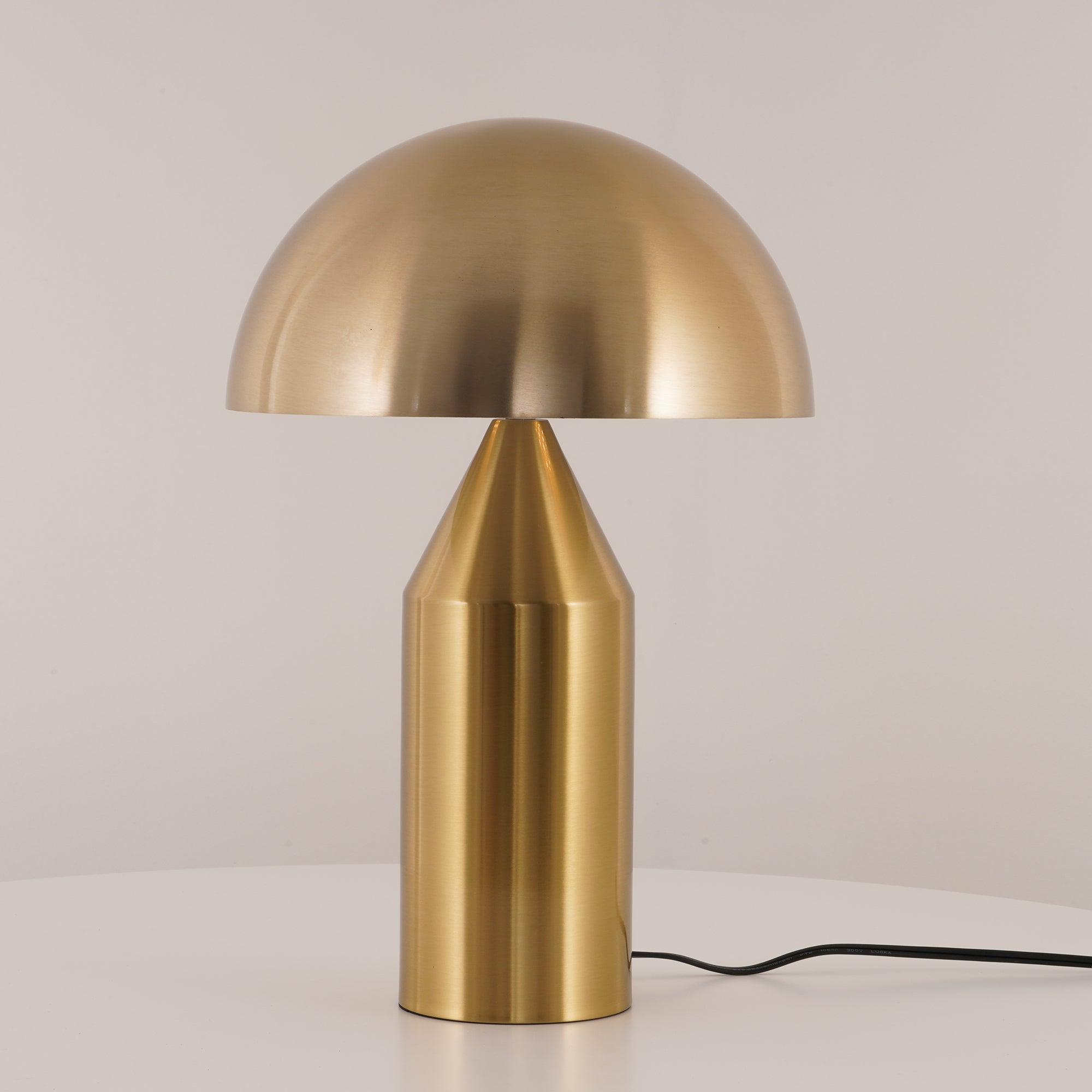 Modern Atollo Metal Table Lamp - Adjustable Brightness LED Desk Light for Living Room, Bedroom & Office - Stylish Home Decor & Reading Light
