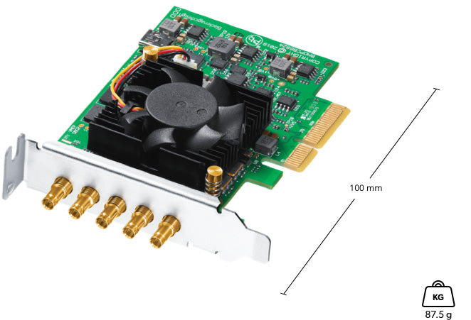 DeckLink Duo 2 Mini - Professional 4K HDMI & SDI Capture Card for Live Streaming, Video Editing & Broadcast (Ideal for OBS, YouTube, Twitch & Studio Production)