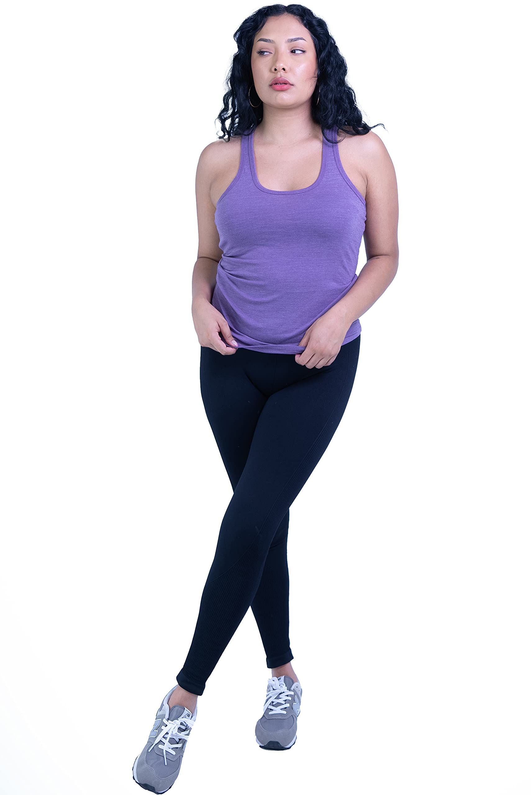 BANC Essentials Women's Racerback Tank Top - Soft Breathable Everyday Casual Shirt for Workout, Yoga, and Summer Outfits