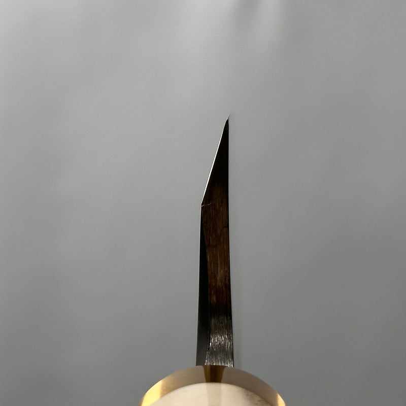 Takeshi Saji Ginsan #3 165mm Deba Knife with Deer Horn Handle - Premium Japanese Kitchen Knife for Sushi, Fish Filleting & Professional Cooking
