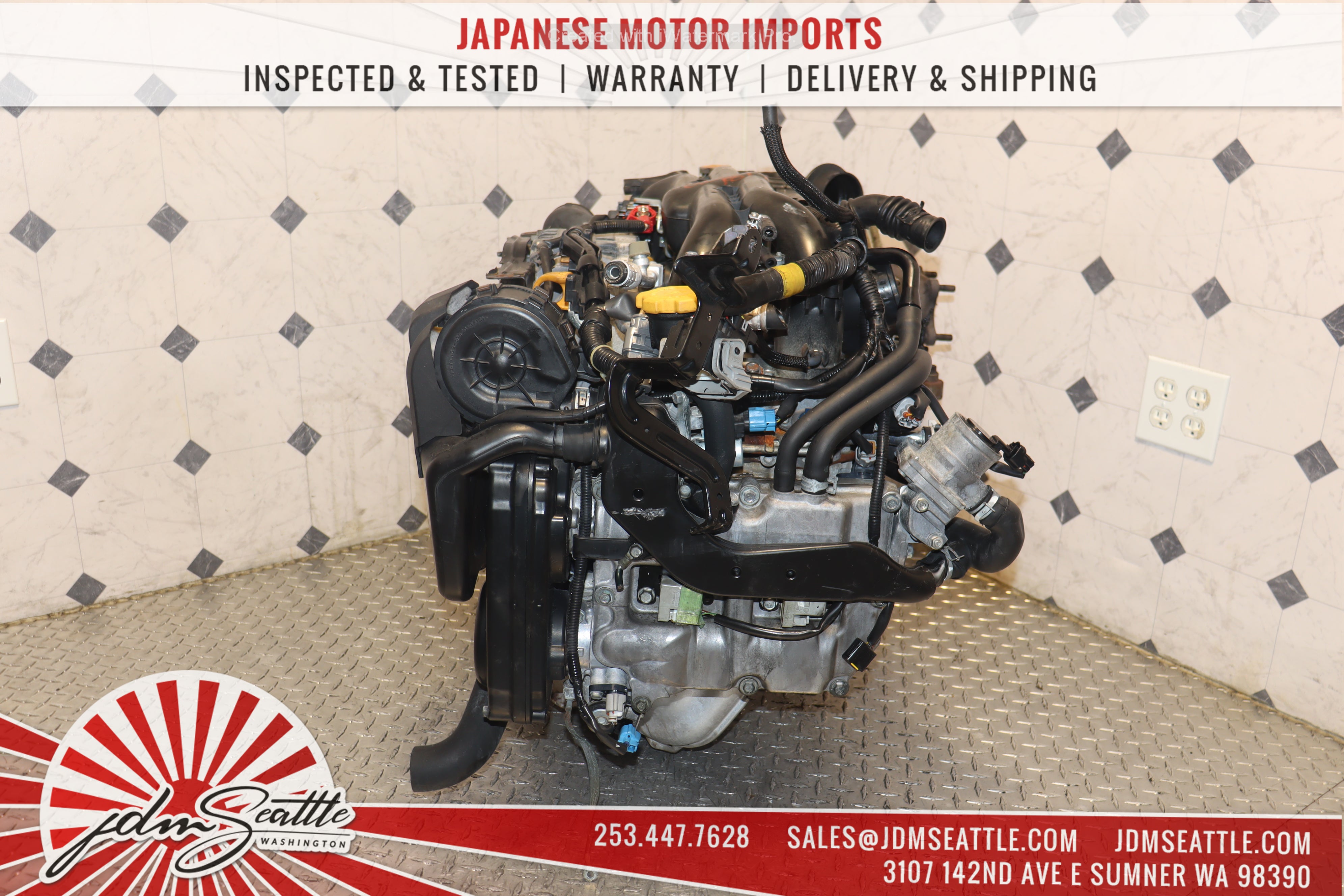 JDM EJ20Y DUAL AVCS 2.0L Engine for 2008-2014 Subaru Impreza WRX & Forester - Direct Replacement for 2.5L EJ255 - Performance Upgrade for Off-Road & Street Racing