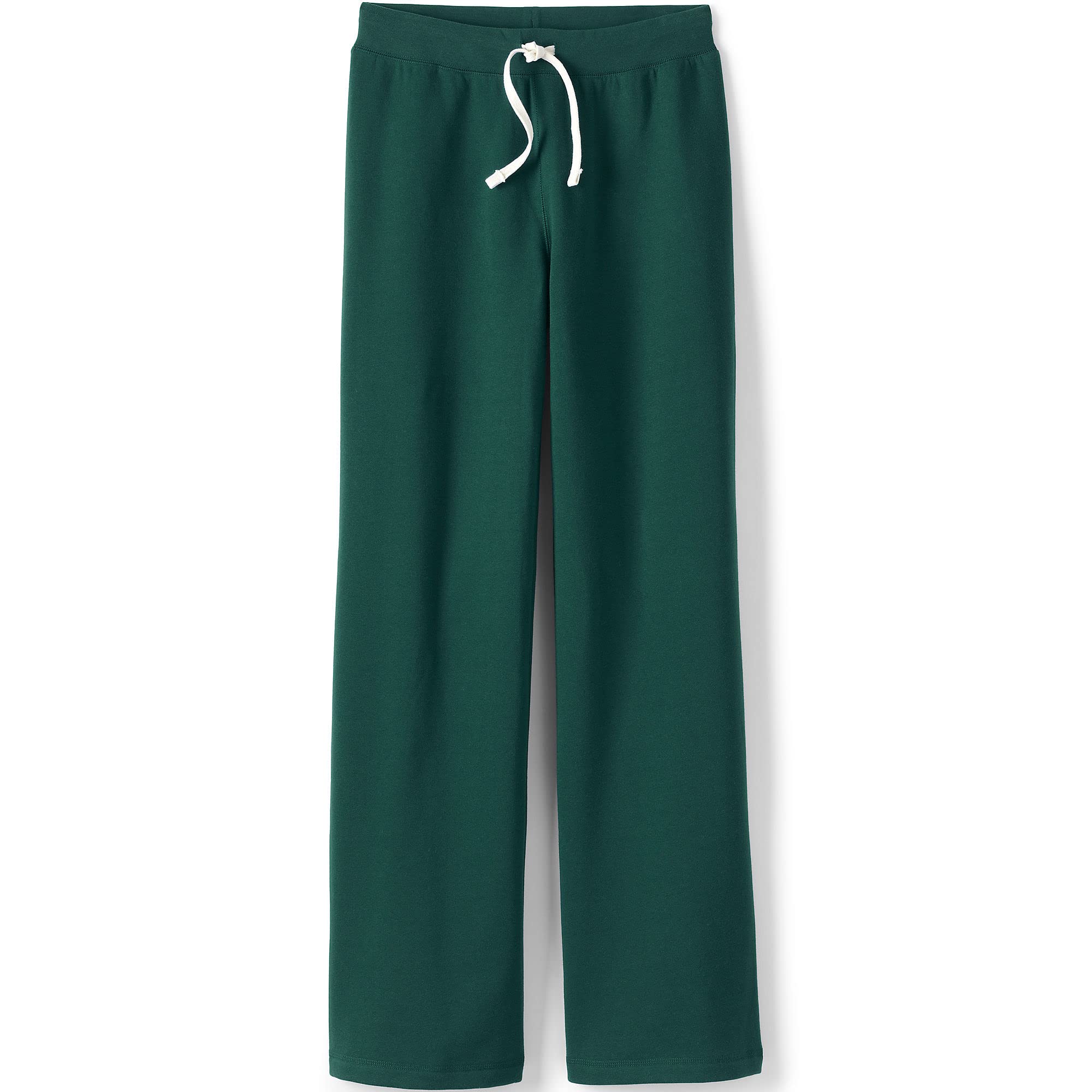 Lands' End Women's School Uniform Sweatpants - Comfortable Fleece Joggers for Class, Work & Casual Wear