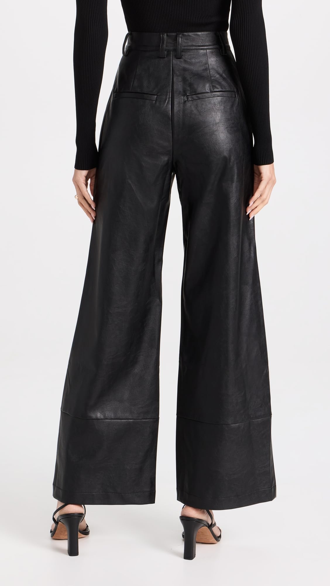 Bardot Women's Marlowe Wide Leg Pants - High Waisted Flowy Trousers for Work & Casual | Office, Travel & Everyday Wear
