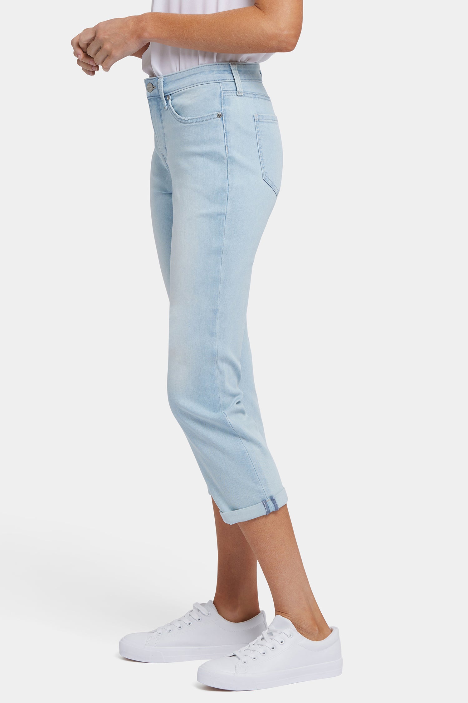 Chloe Women's Skinny Capri Jeans - High Waisted Stretch Denim Pants for Casual Wear | Perfect for Summer Outfits, Beach Vacations & Weekend Brunch
