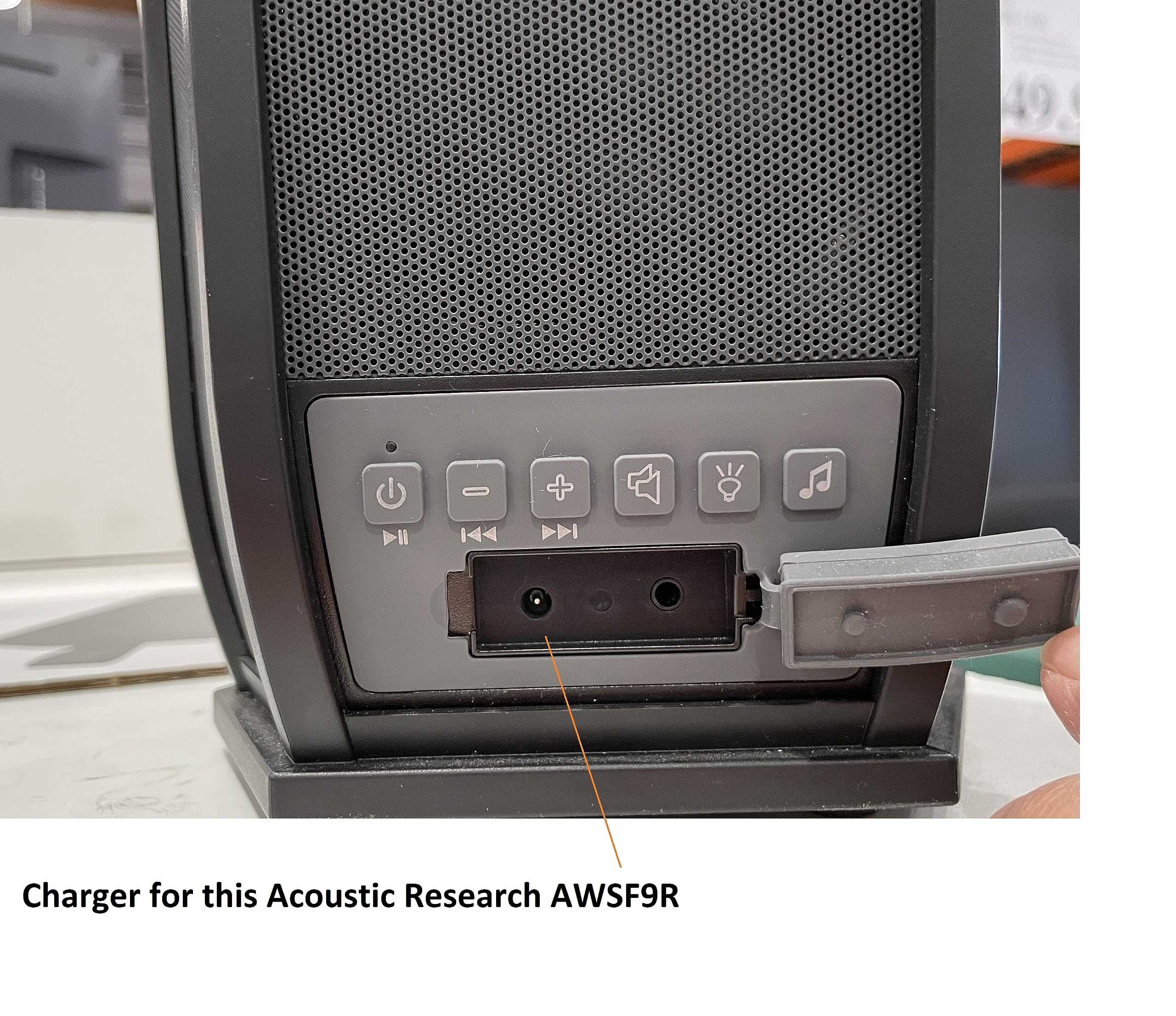 AR AWSF9R Portable Wireless Speaker Charger - Compatible Replacement Power Adapter for Outdoor, Travel, Camping & Home Use