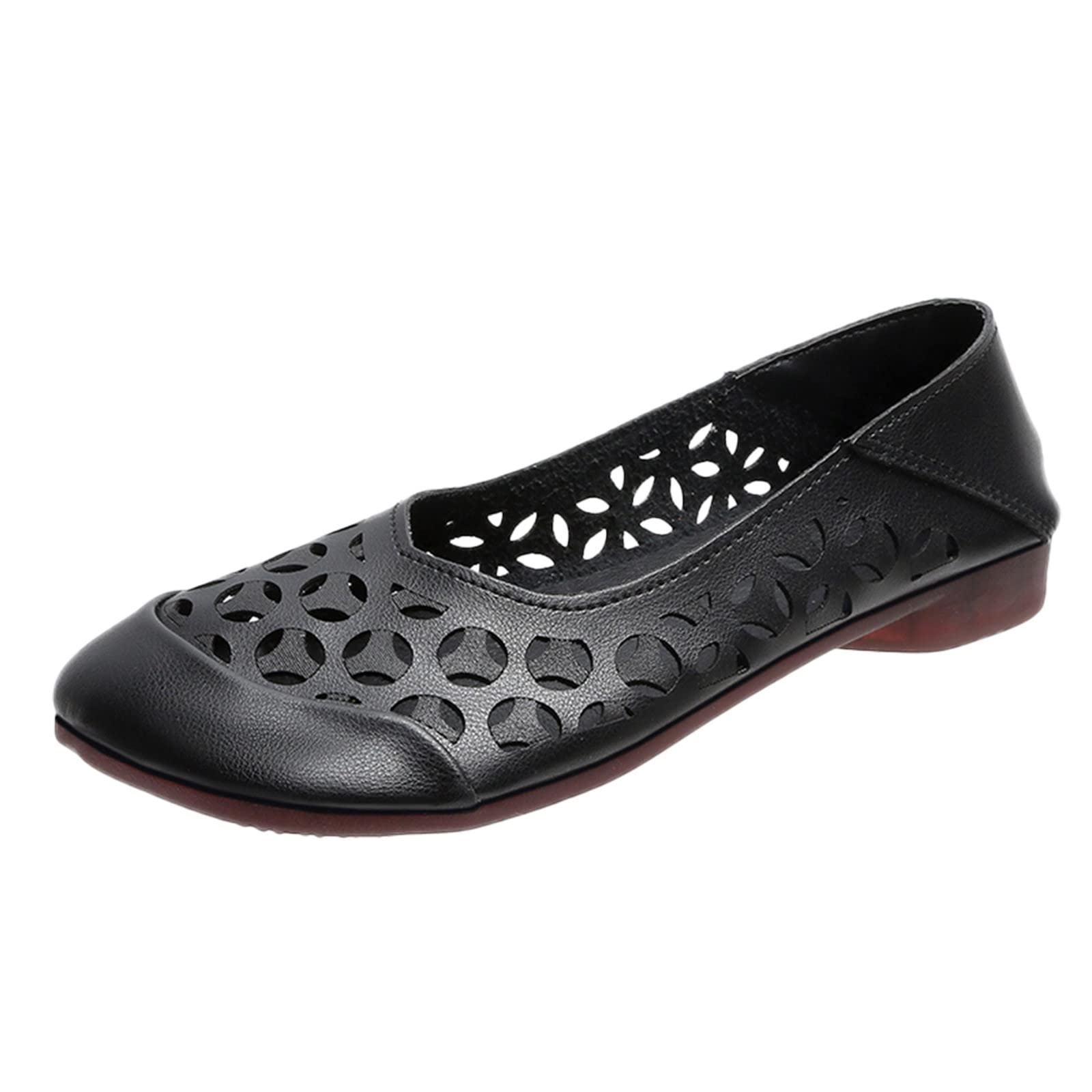 Women's Summer Casual Shoes - Retro Hollow Breathable Comfortable Flats for Everyday Wear | Perfect for Walking, Office & Outdoor Activities
