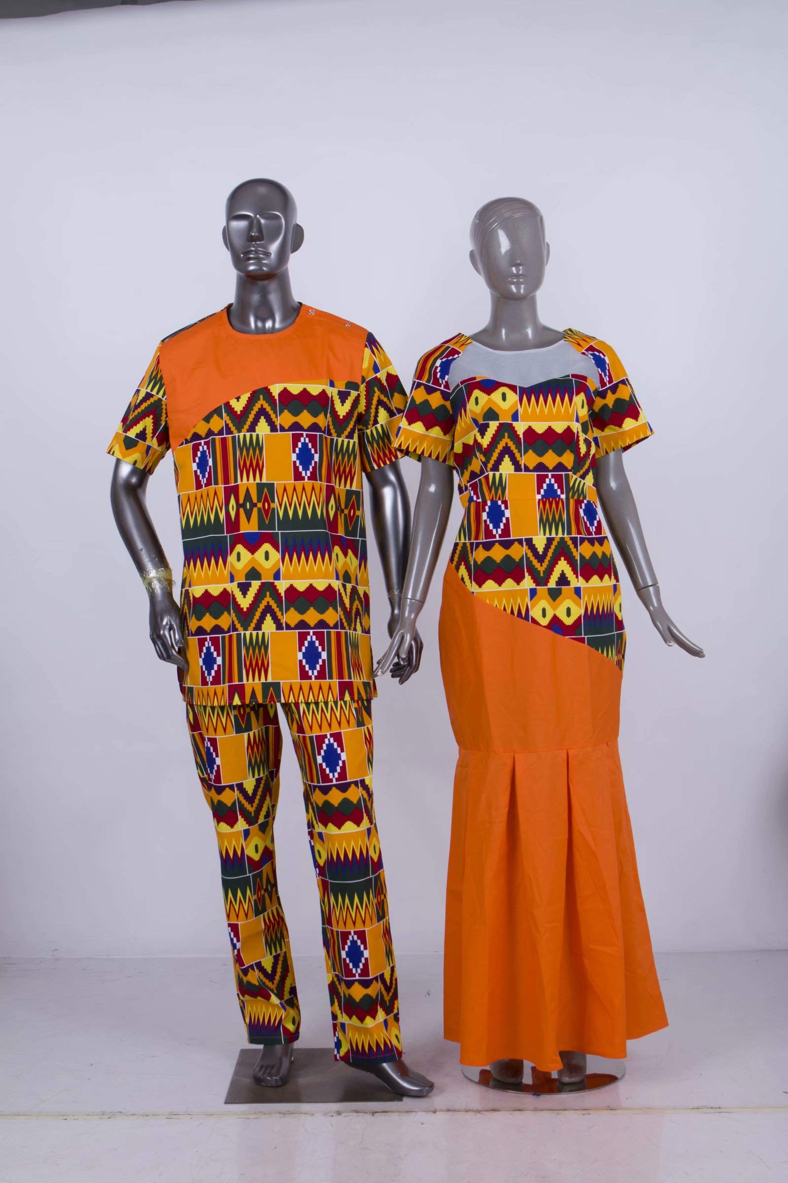 Stylish African Dashiki Outfits for Couples - Vibrant Summer Party Clothes, Big Yarn Dresses & Colorful Shirts & Pants | Perfect for Festivals, Weddings & Cultural Events