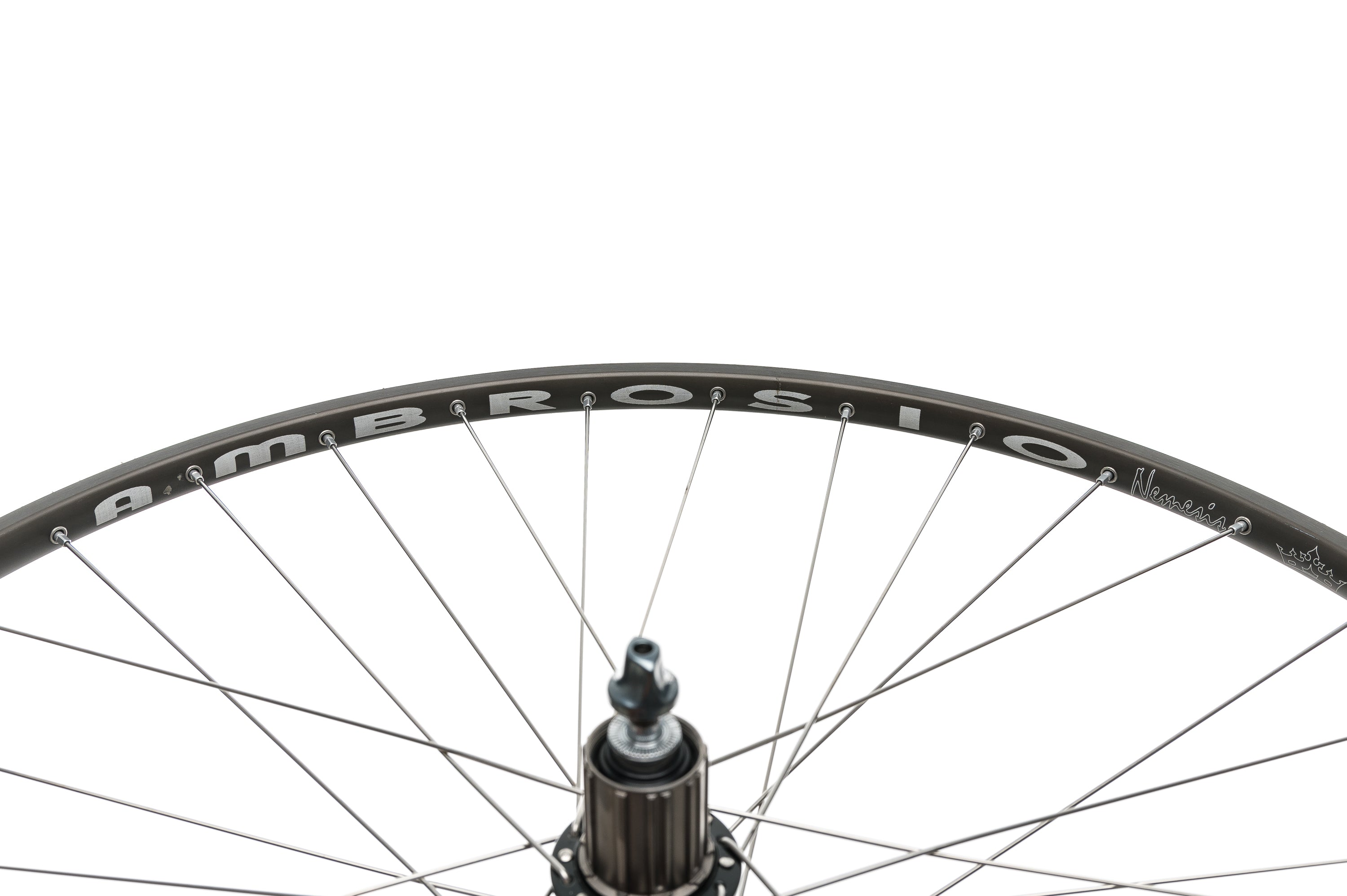 Ambrosio Nemesis 700c Aluminum Tubular Wheelset - Lightweight & Durable for Road Racing & Performance Cycling