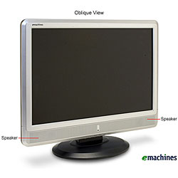 eMachines E216T5W 21 Inch Widescreen LCD Monitor - Full HD 1080p Computer Display with VGA Port for Home Office, Gaming & Productivity
