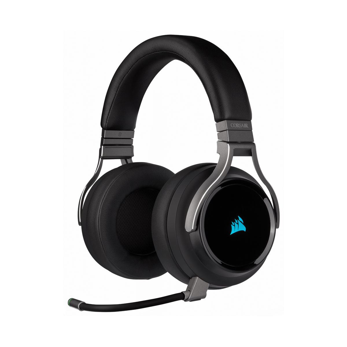 Corsair VIRTUOSO RGB Wireless Hi-Fi Gaming Headset with 7.1 Surround Sound - Premium Noise Cancelling Mic for PC, PS5, Xbox - Black - Perfect for Competitive Gaming & Streaming
