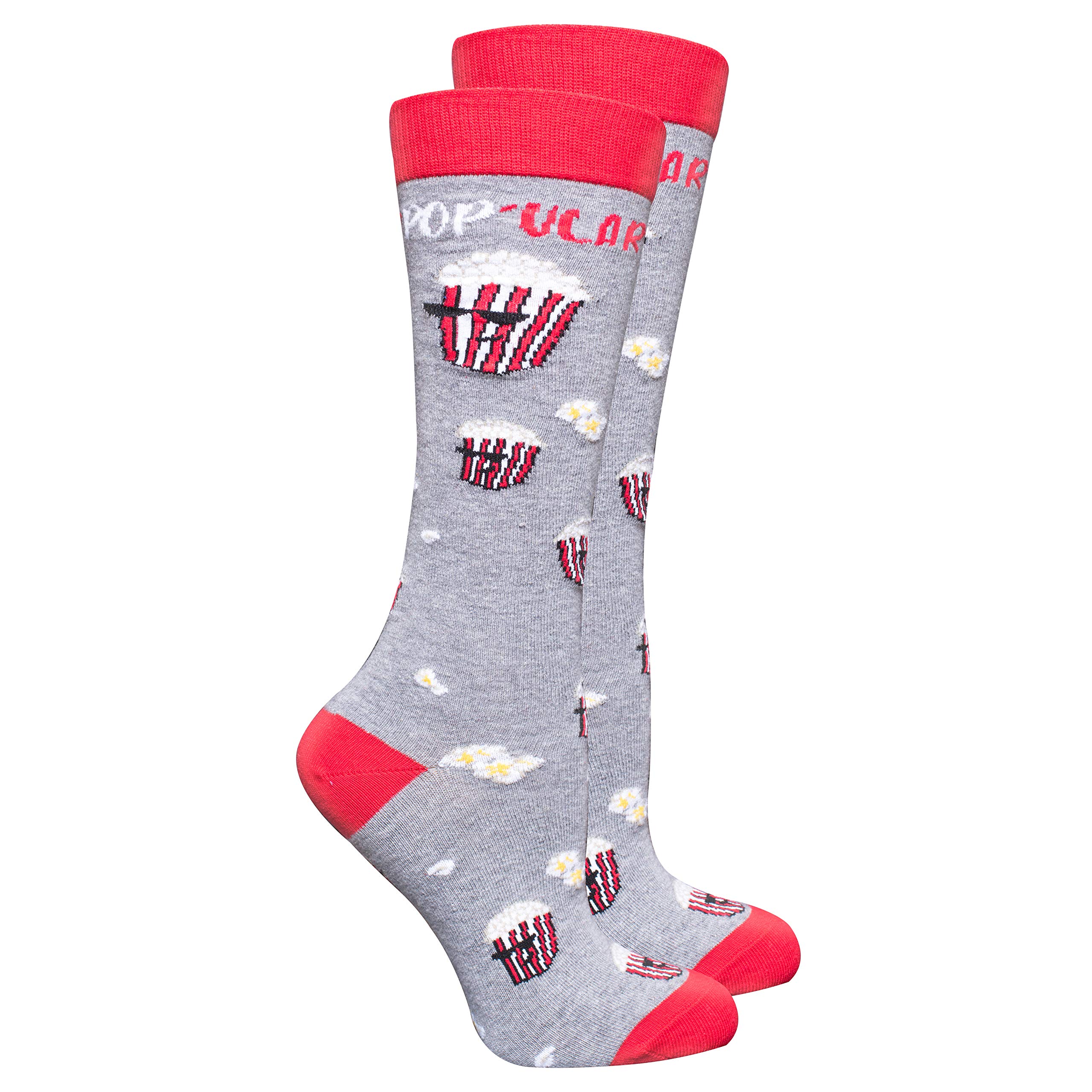 Women's Colorful Luxury Cotton Funky Knee High Socks - 1 Pair for Casual Wear, Outfits & Gifts | Trendy & Comfortable