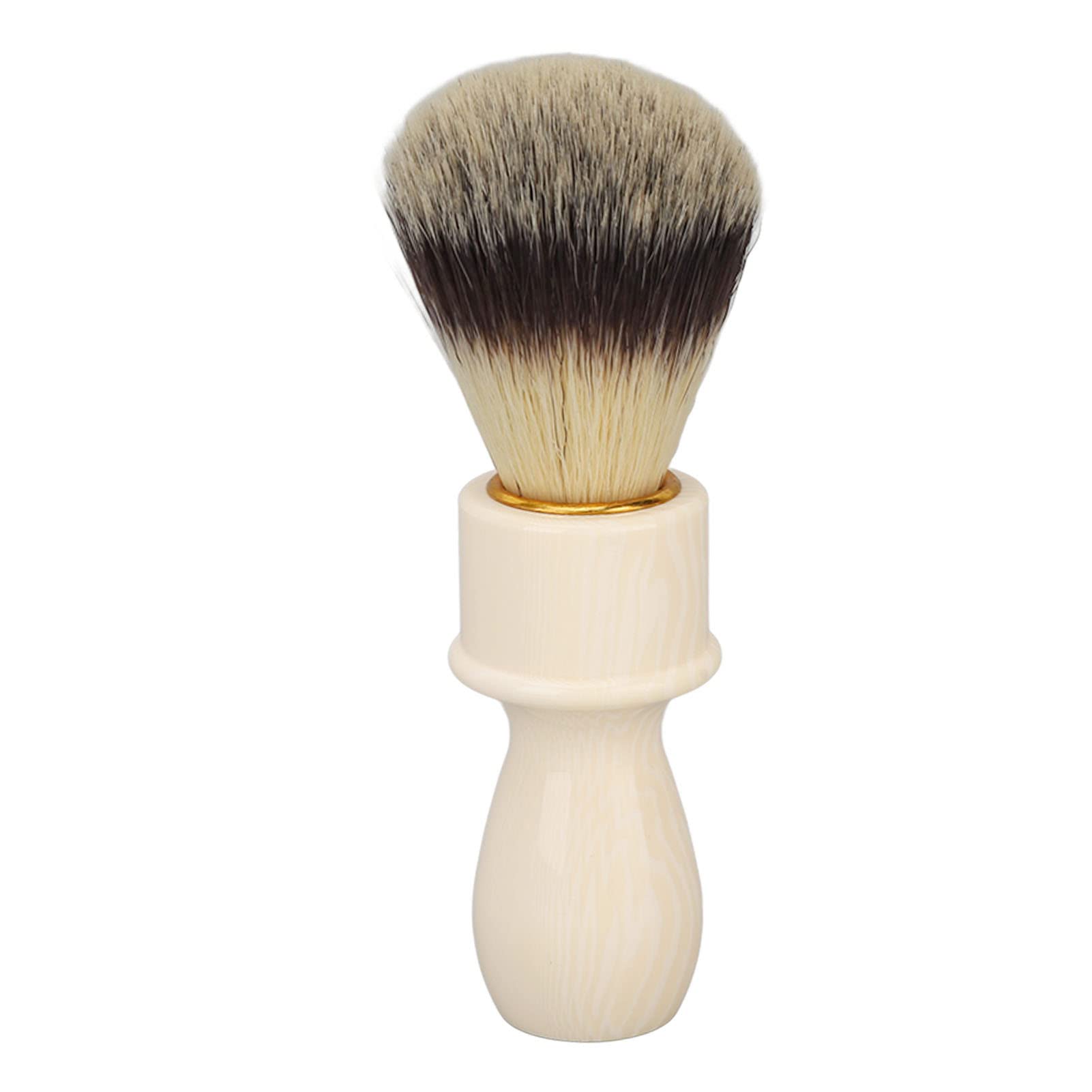 Men's Shaving Brush with Soft Bristles & Ergonomic Handle - Perfect for Home Grooming & Salon Use