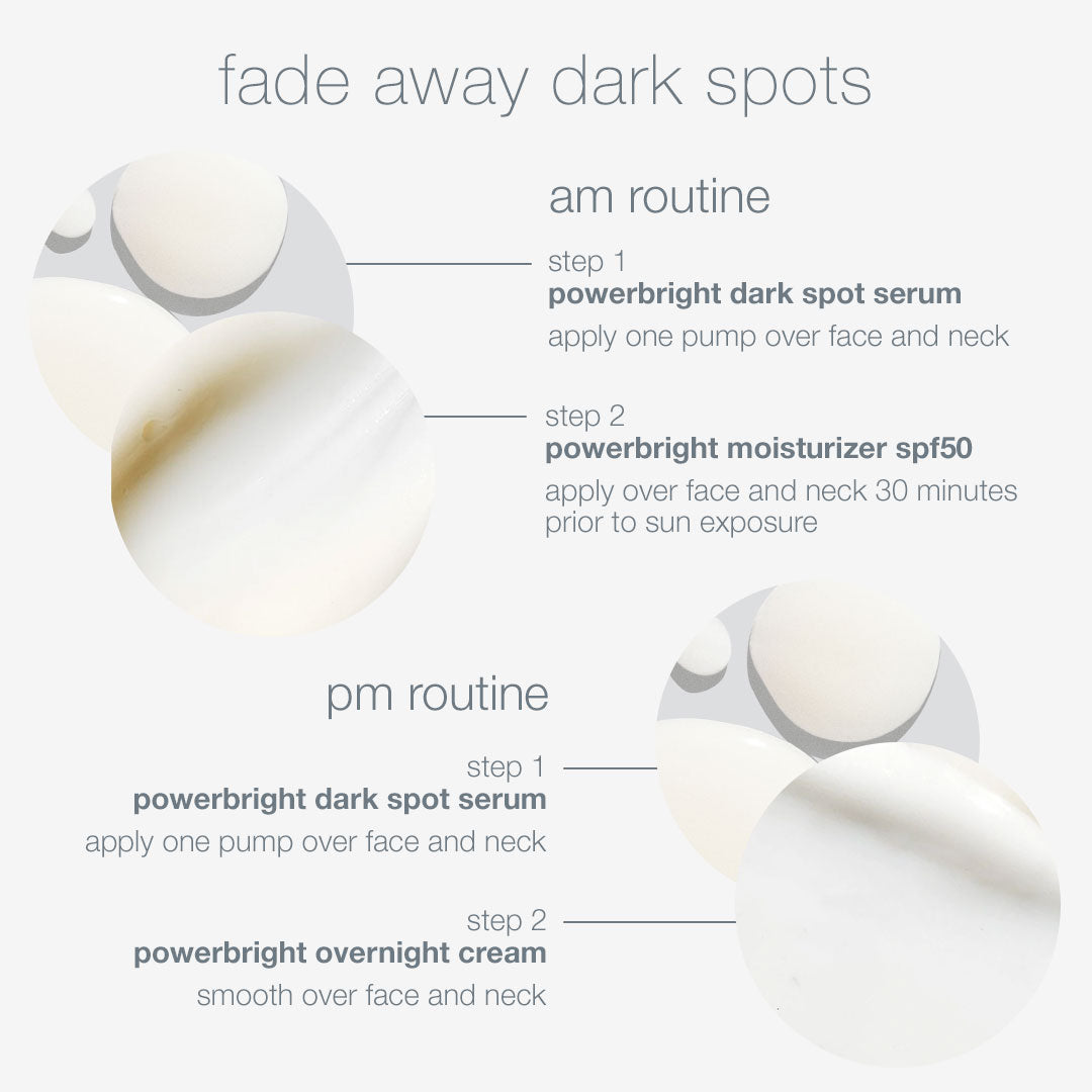 PowerBright Dark Spot Corrector Kit - Vitamin C Serum & Brightening Cream for Hyperpigmentation & Uneven Skin Tone - Perfect for Nighttime Skincare Routine & Daily Use