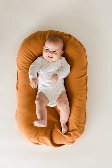 Organic Cotton Cover for Snuggle Me Infant Lounger - Soft & Breathable Baby Nest Cushion Protector - Perfect for Nursery, Playtime & Co-Sleeping