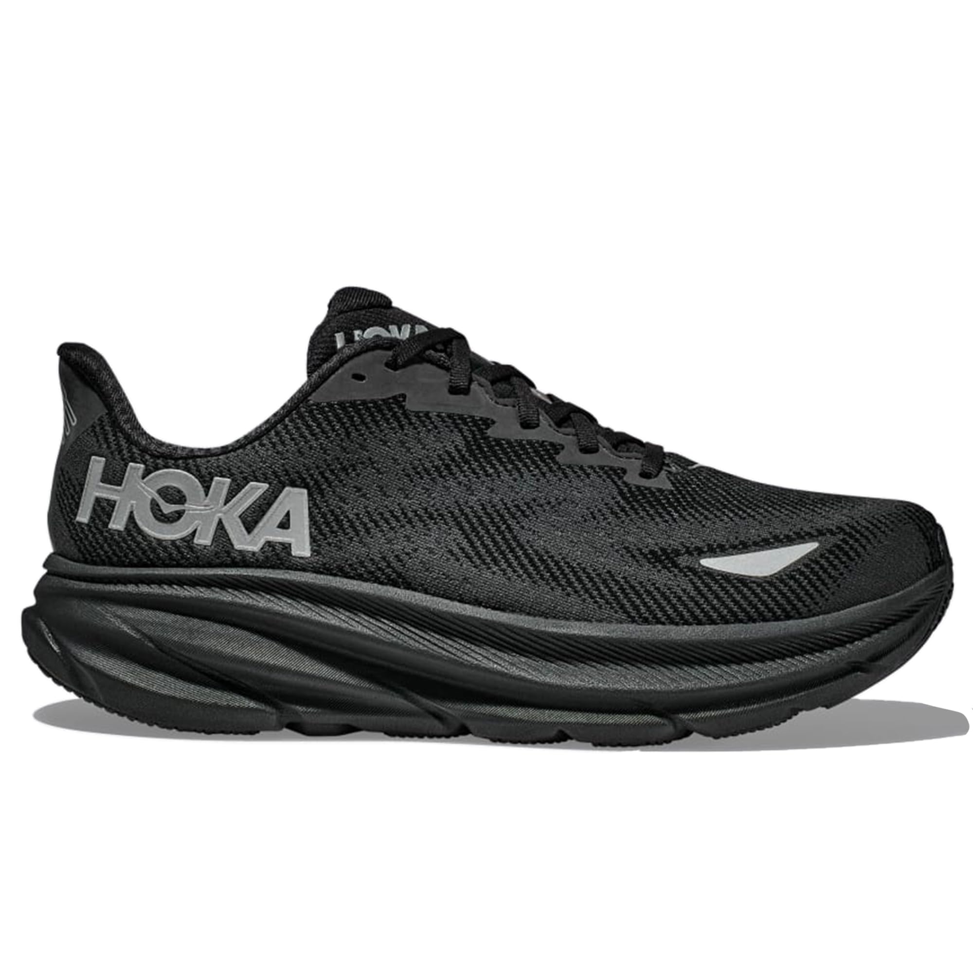HOKA Women's Running Shoes for Women - Lightweight Cushioned Athletic Shoes for Jogging, Walking & Gym Workouts - Size 9 US - Black