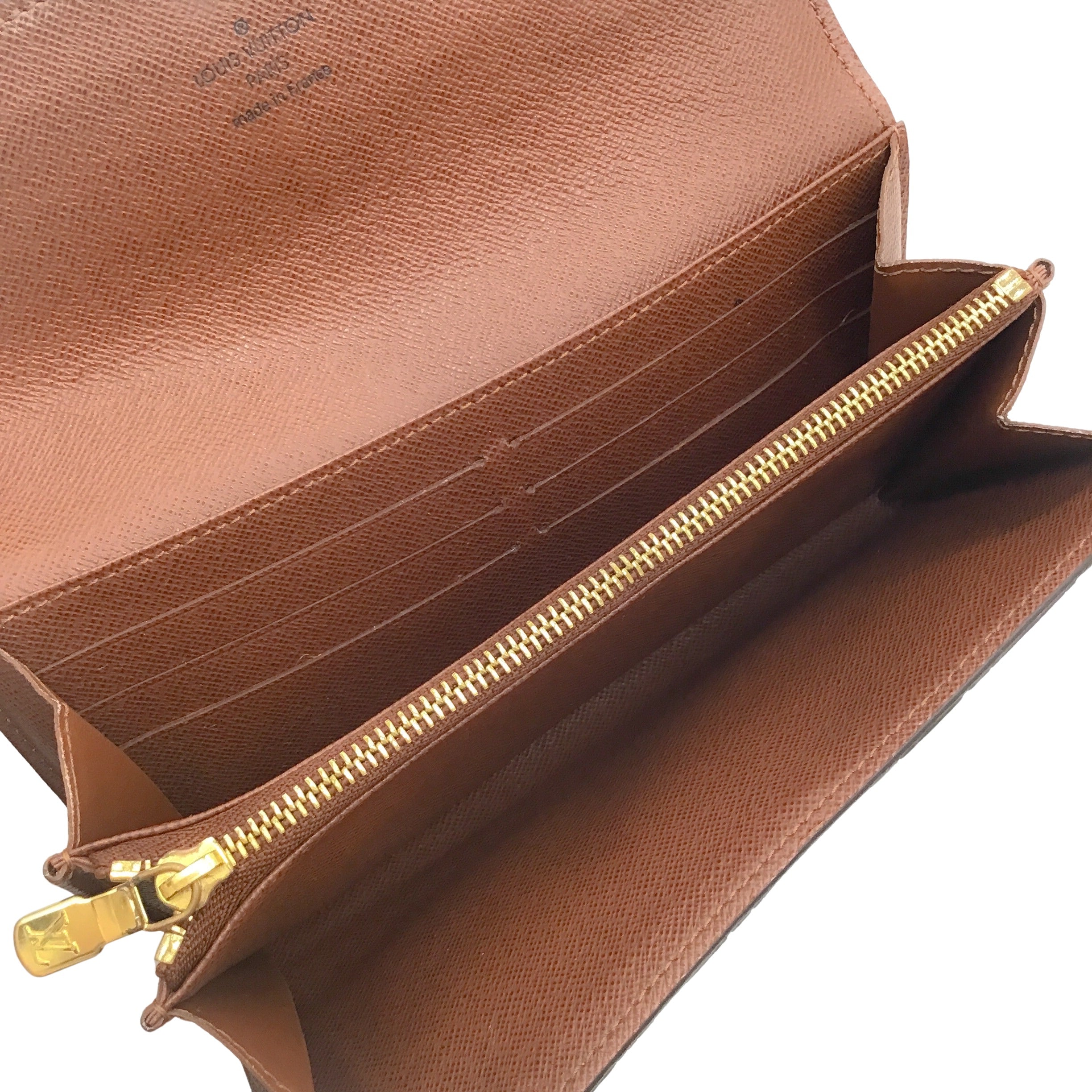 Louis Vuitton Monogram Canvas Porte Tresor Wallet - Authentic Designer Bifold Wallet for Men & Women | Perfect for Everyday Use, Travel & Business