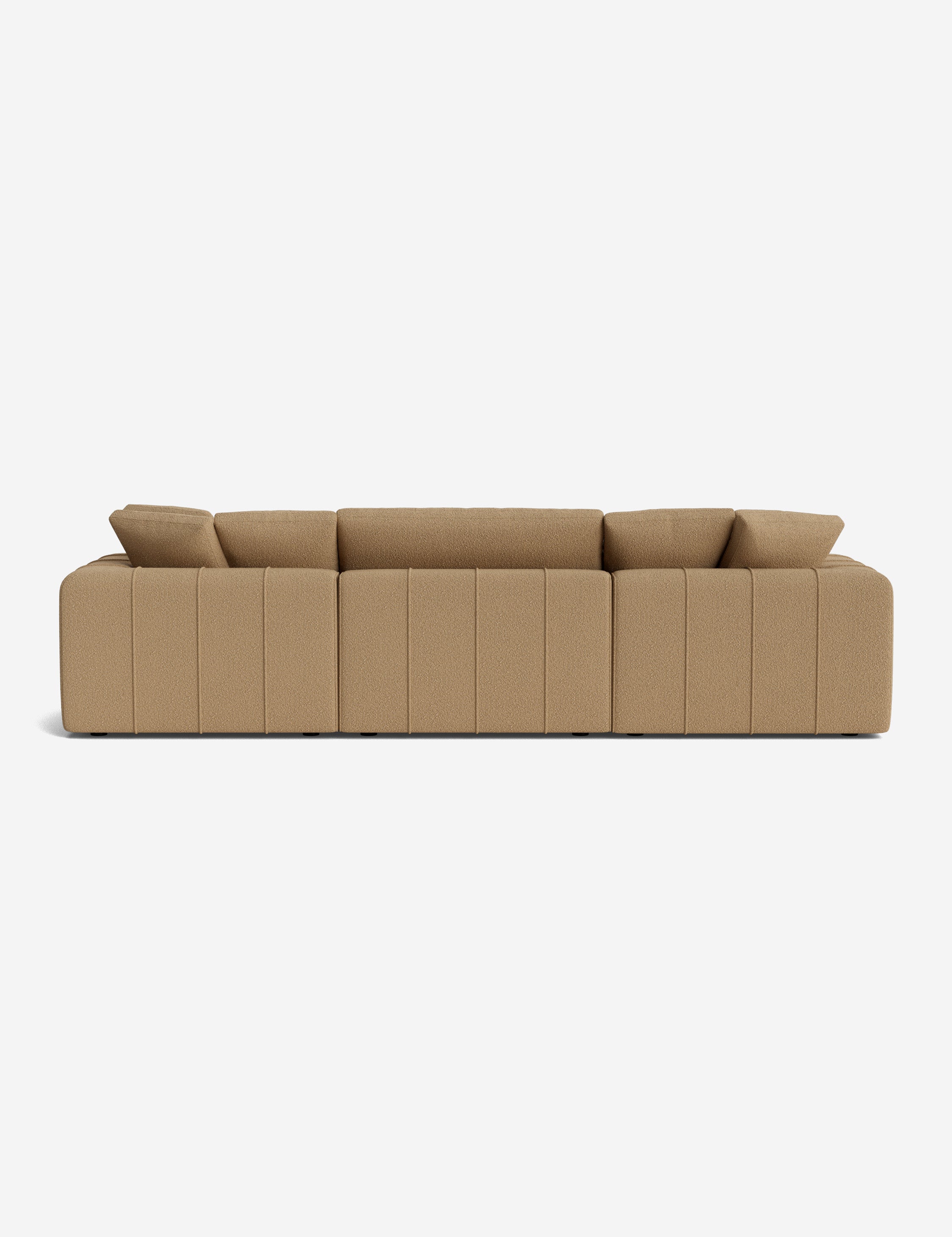 Capella Sofa - Modern Comfortable Sectional Couch for Living Room, Lounge & Family Room - Soft Fabric Upholstery, Sturdy Frame - Perfect for Relaxing, Entertaining & Movie Nights