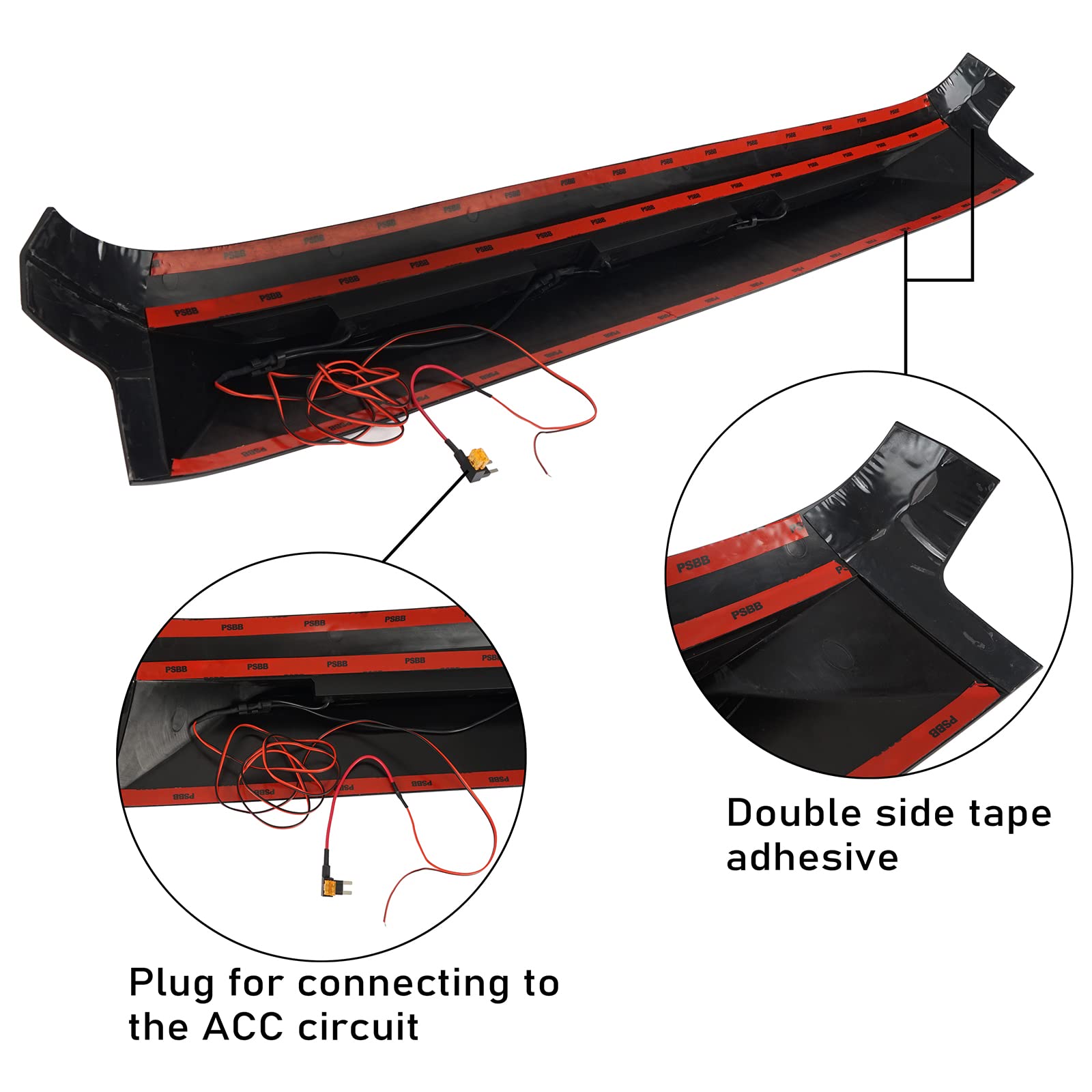 Hooke Road Jeep Wrangler JK Hood Protector (2007-2018) - Bug Deflector & Windshield Guard with Amber LED Lights | Off-Road Protection & Highway Driving Accessory