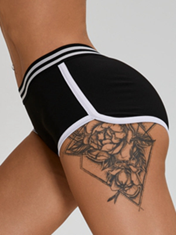 ZASUWA Women's Tight Letter Print Sports Bras - High Support Workout Top for Running, Yoga & Gym