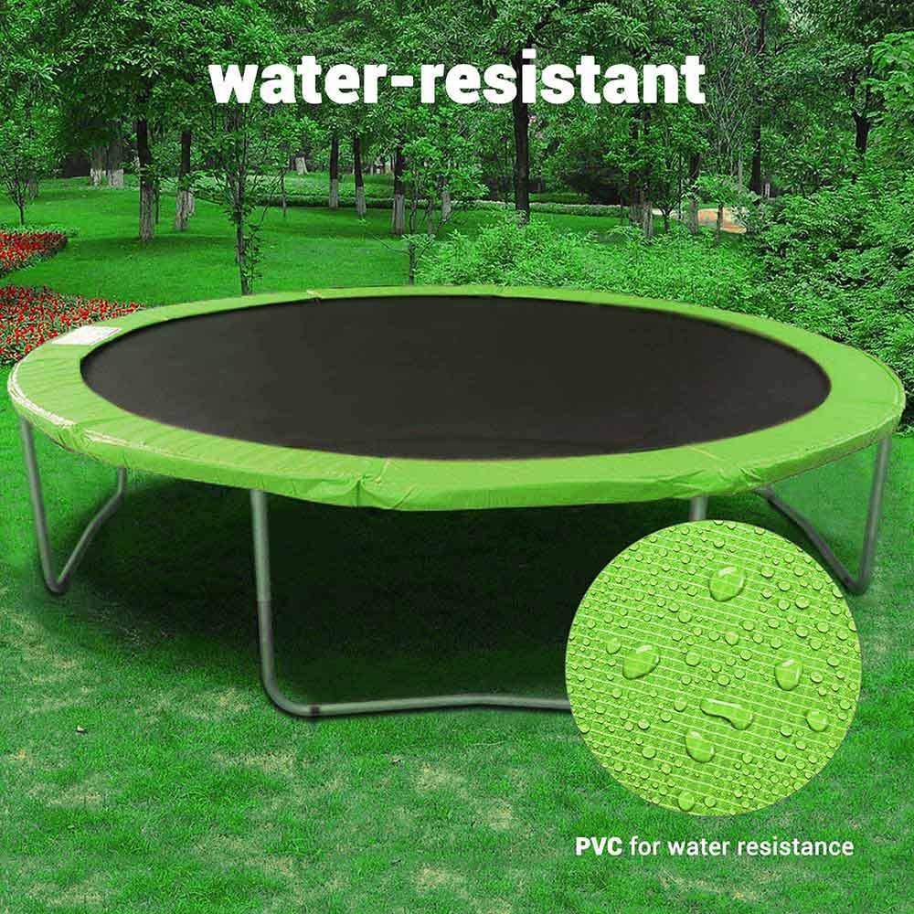 TheLAShop 14 ft Trampoline Pad Replacement - Durable Spring Cover in Green - Perfect for Outdoor Safety & Backyard Fun