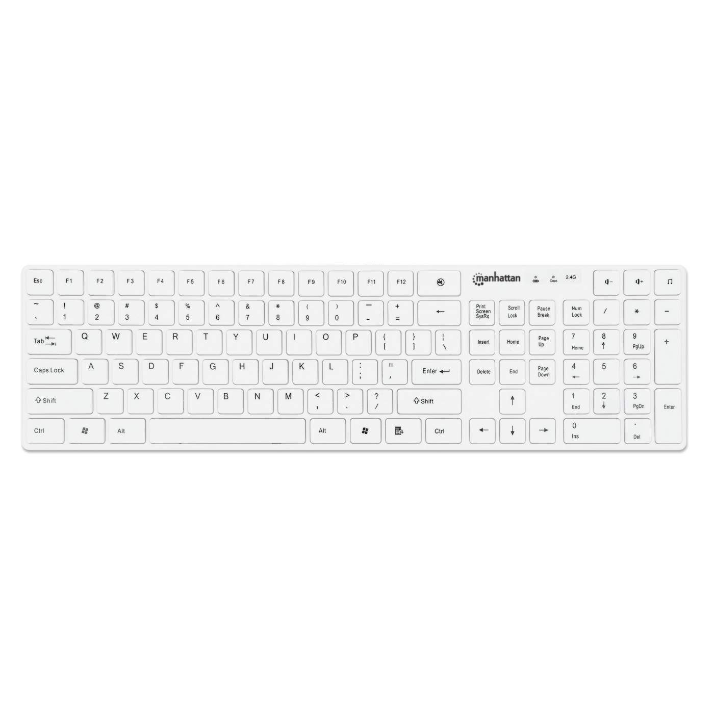 Wireless Keyboard and Mouse Combo - 2.4GHz Ergonomic Optical USB Set for PC, Laptop, Mac - Perfect for Home Office, Gaming, and Work