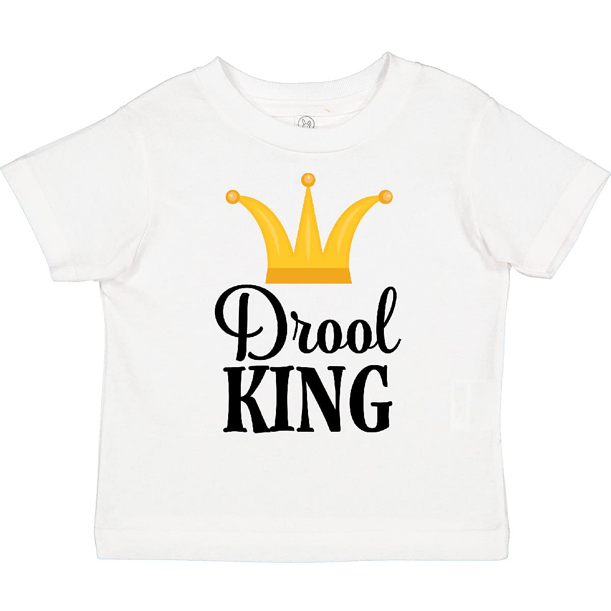 Inktastic Drool King Funny Baby Boy Toddler T-Shirt - Cute Graphic Tee for Infant & Kids - Perfect for Playdates, Birthday Parties & Family Photos