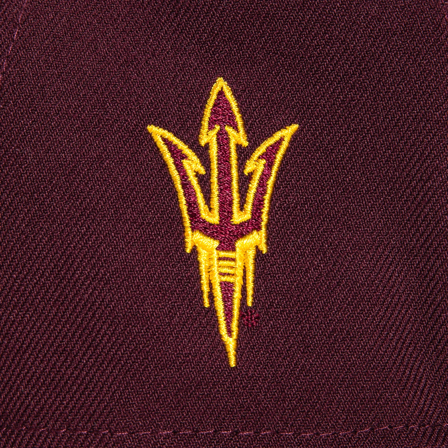 New Era 9Fifty A-Frame Arizona State Sun Devils Logo Patch Snapback Hat - Maroon | NCAA College Baseball Cap for Fans & Alumni | Game Day, Tailgating, Sports Events