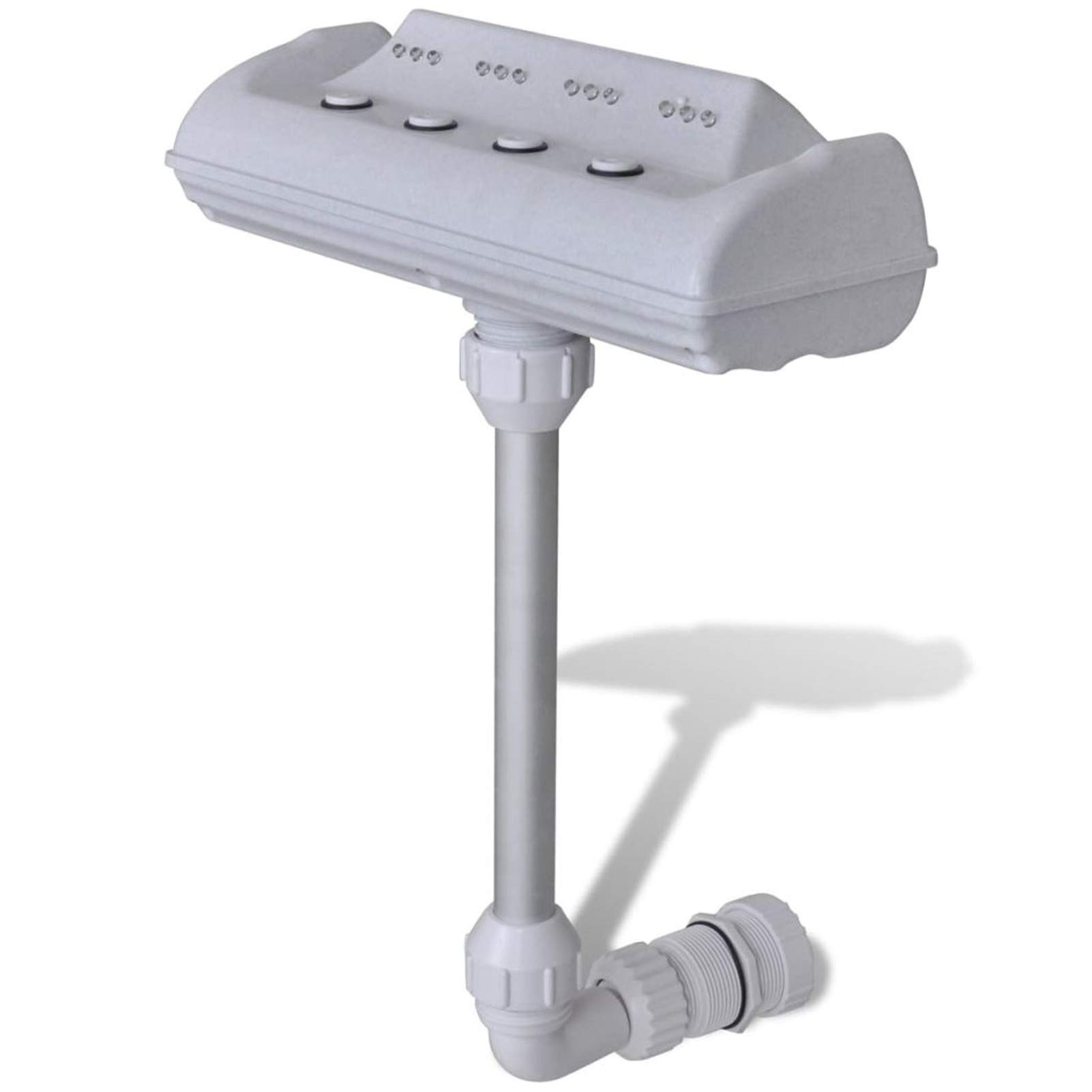 Premium Cascade Waterfall Swimming Pool Fountain with LED Lights - Outdoor Water Feature for Backyard, Garden & Patio Decor - Perfect for Relaxation & Parties