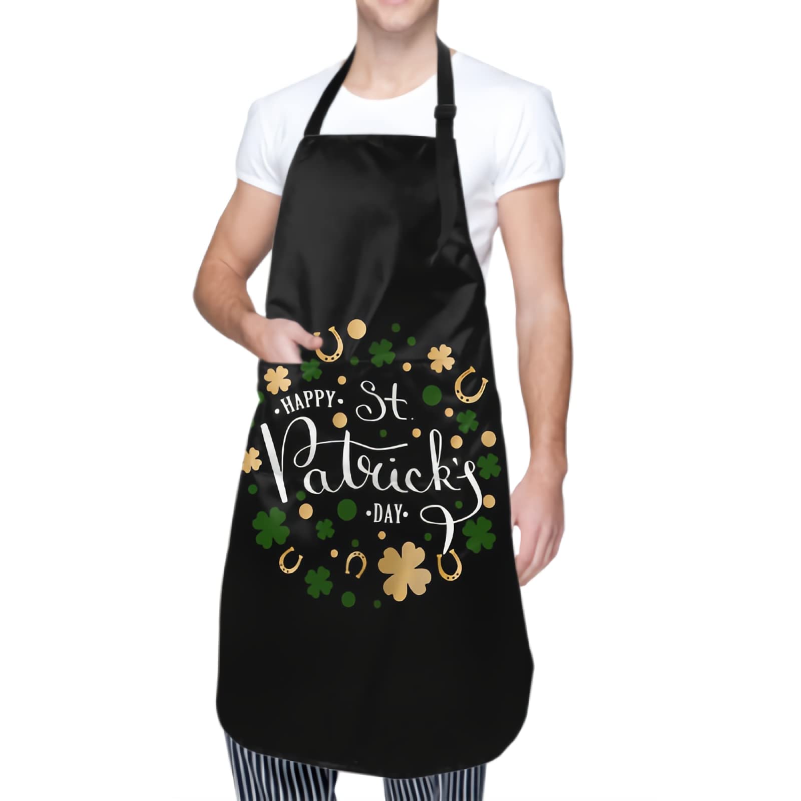 Adjustable Adult Apron with 2 Pockets - Perfect for Home Cooking, Baking & Outdoor BBQ Grilling - Ideal Kitchen Accessory for Chefs & Grill Masters