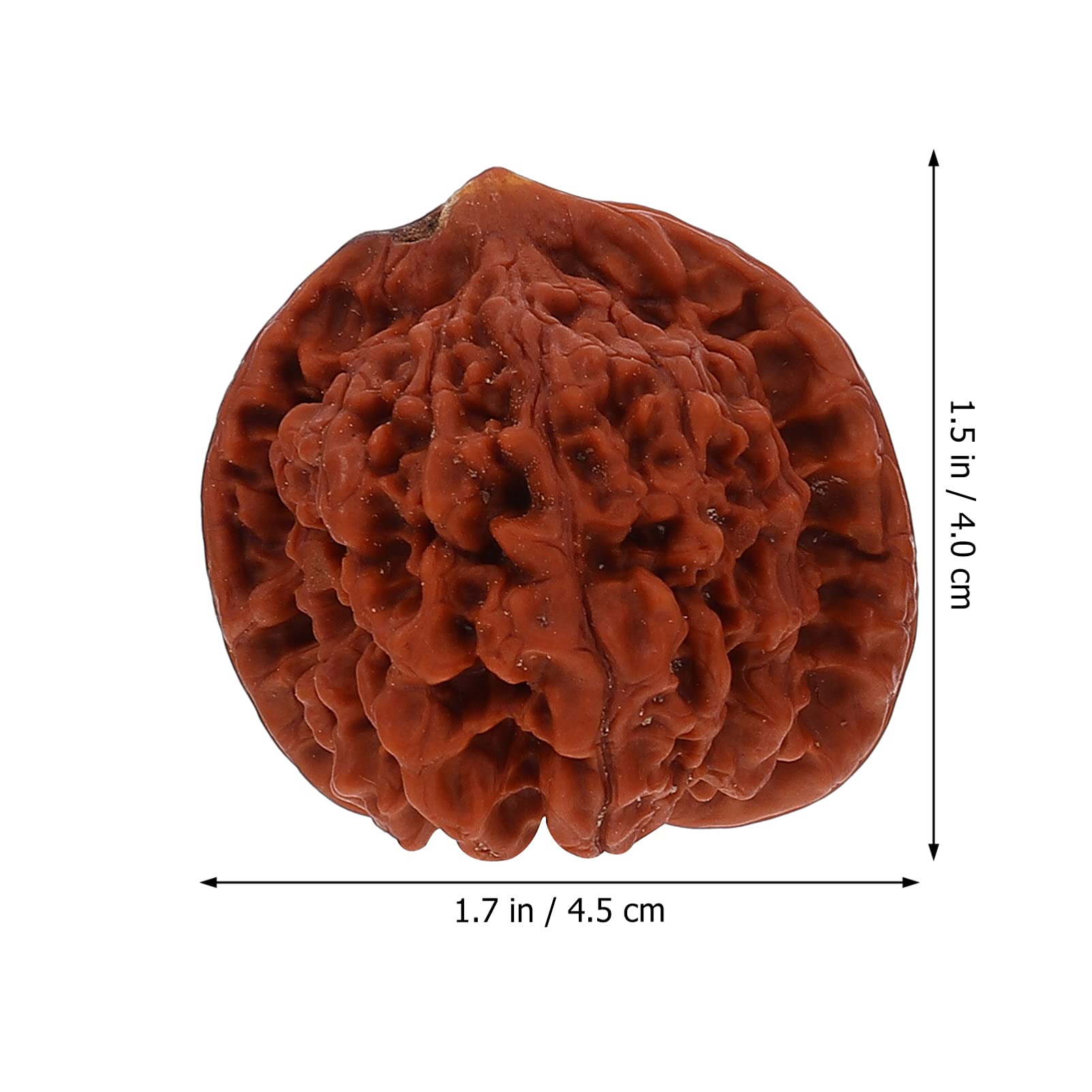 Healifty 2-Pack Walnut Massage Balls for Hand Therapy & Exercise - Improve Blood Circulation, Relieve Stress - Perfect for Office, Home & Travel Use