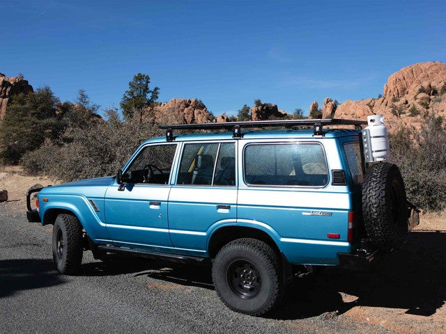 Eezi Awn K9 2.2 Meter Roof Rack for Toyota Land Cruiser 60 Series - Heavy Duty Aluminum Roof Top Cargo Carrier for Camping, Overlanding & Outdoor Adventures