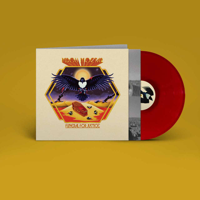 Mdou Moctar - Funeral for Justice Limited Edition Blood Red Vinyl LP | African Blues Rock Music | Perfect for Record Collectors & Music Enthusiasts