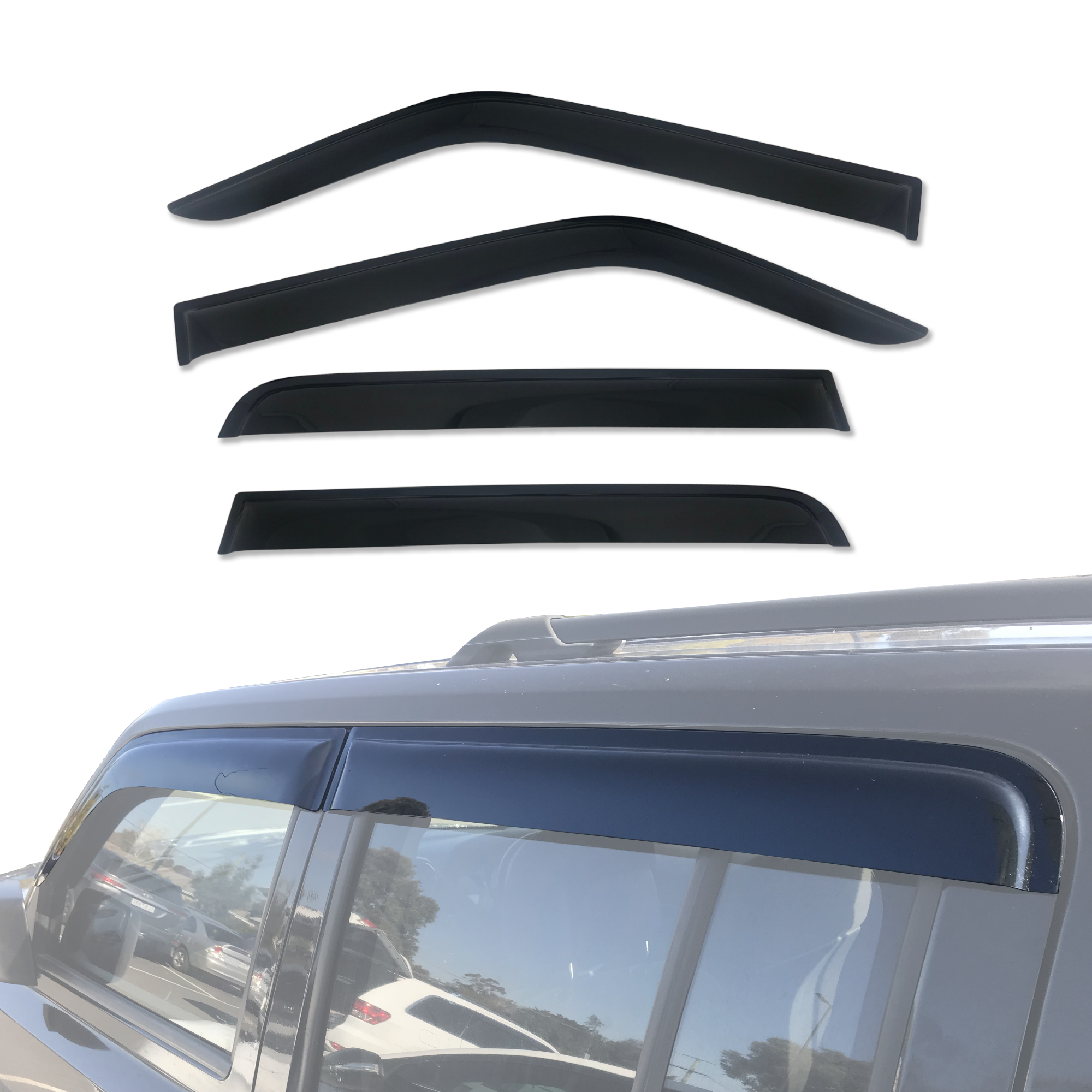 Weather Shields for Jeep Patriot MK Series 2007-Present | Wind & Rain Deflectors | Perfect for Off-Roading & All-Weather Protection