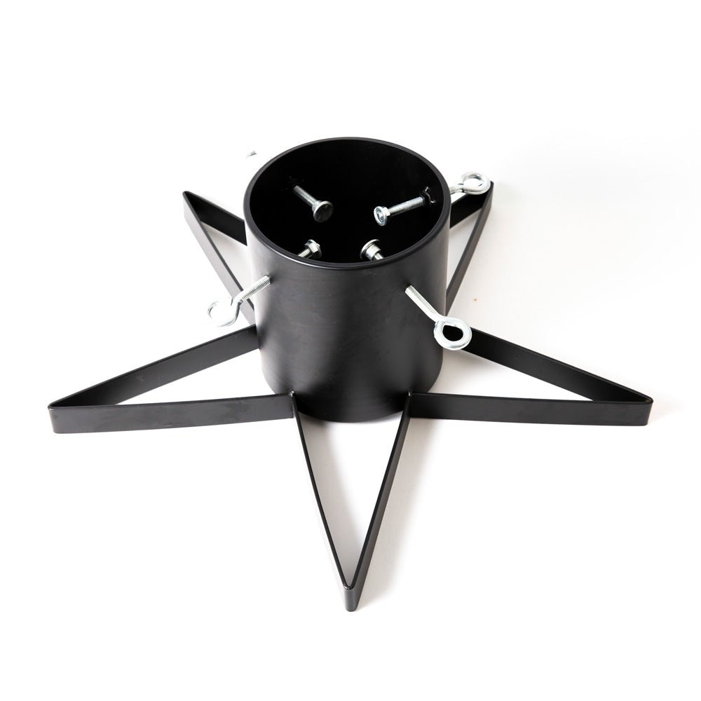 Christmas Tree Stand Star - Heavy Duty Metal Base for Holiday Decor | Perfect for Xmas Tree Decoration & Home Festive Display